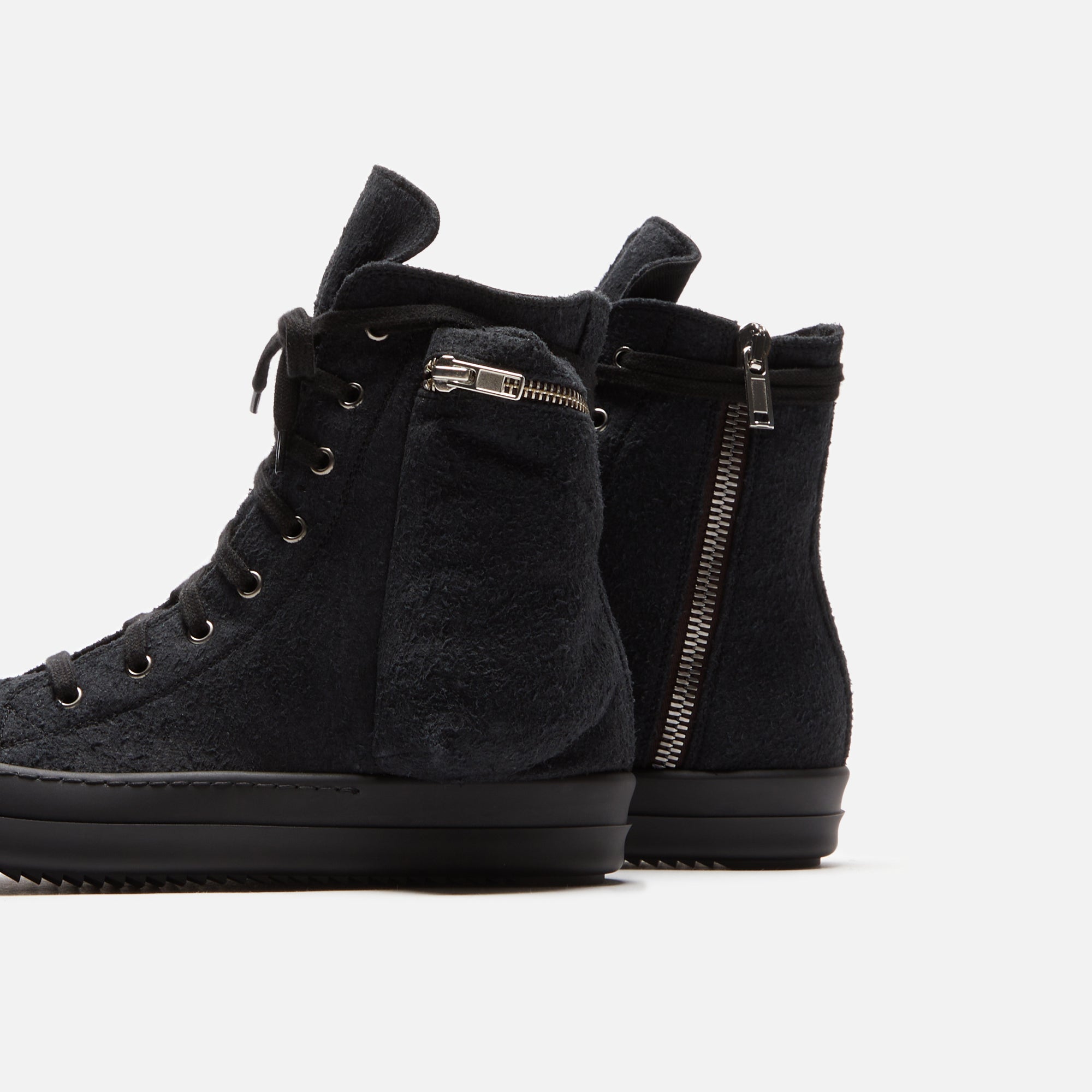 Rick Owens Cargo Sneakers - Black / Scarpe Shaggy Cotton