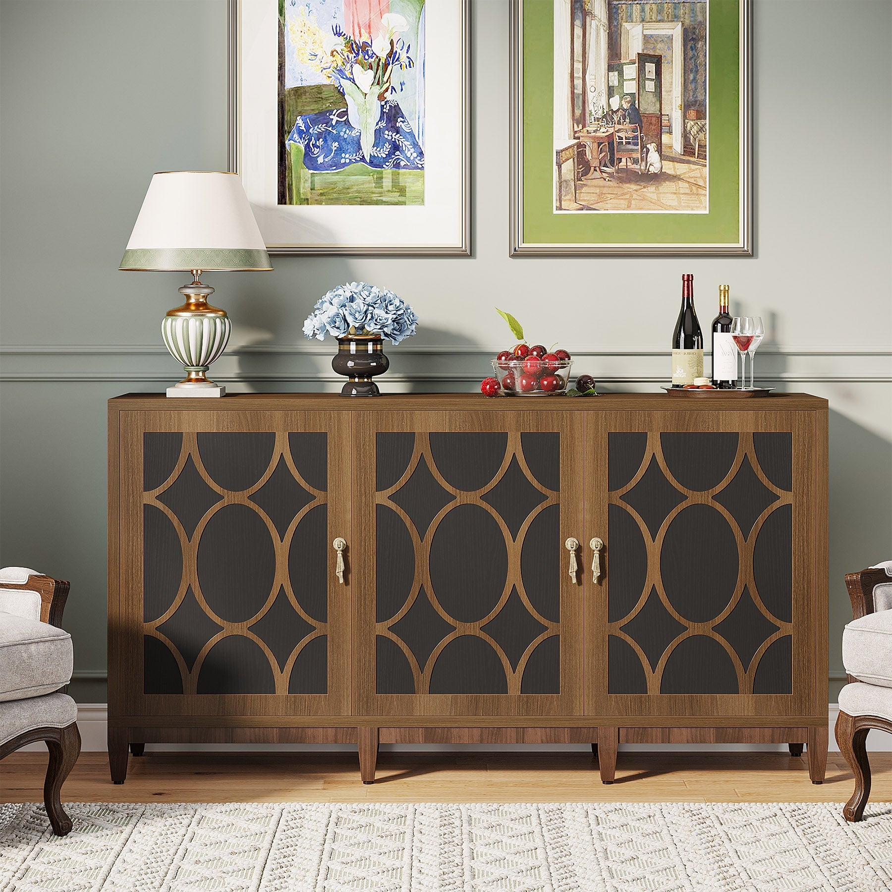 Farmhouse Sideboard Buffet, 59