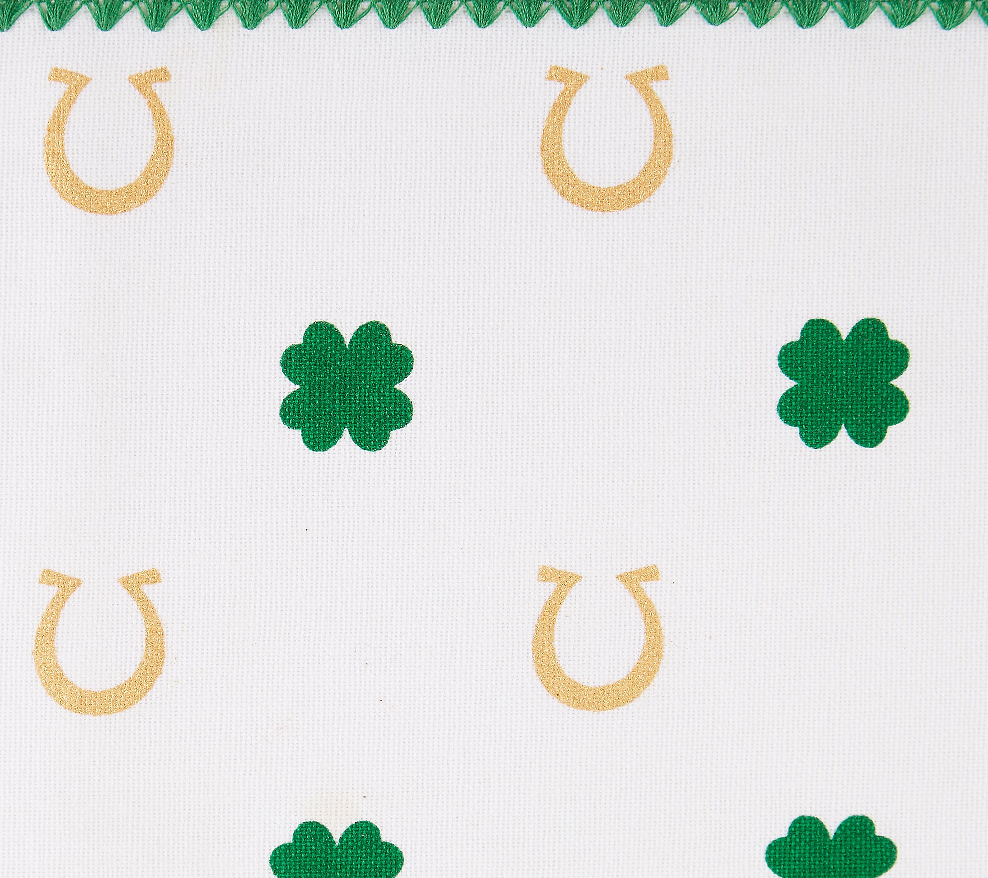 Design Imports Set of 4 Clover Horseshoe Printed Placemats