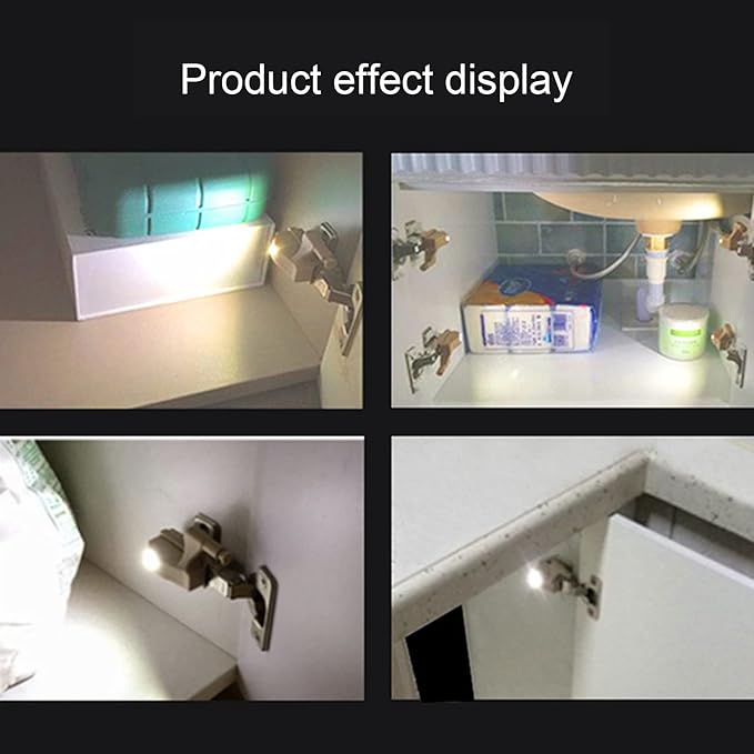 🔥Factory Clearance Sale With 50% Off🔥LED Hinge Light Wardrobe Door Smart Touch Cabinet Lighting