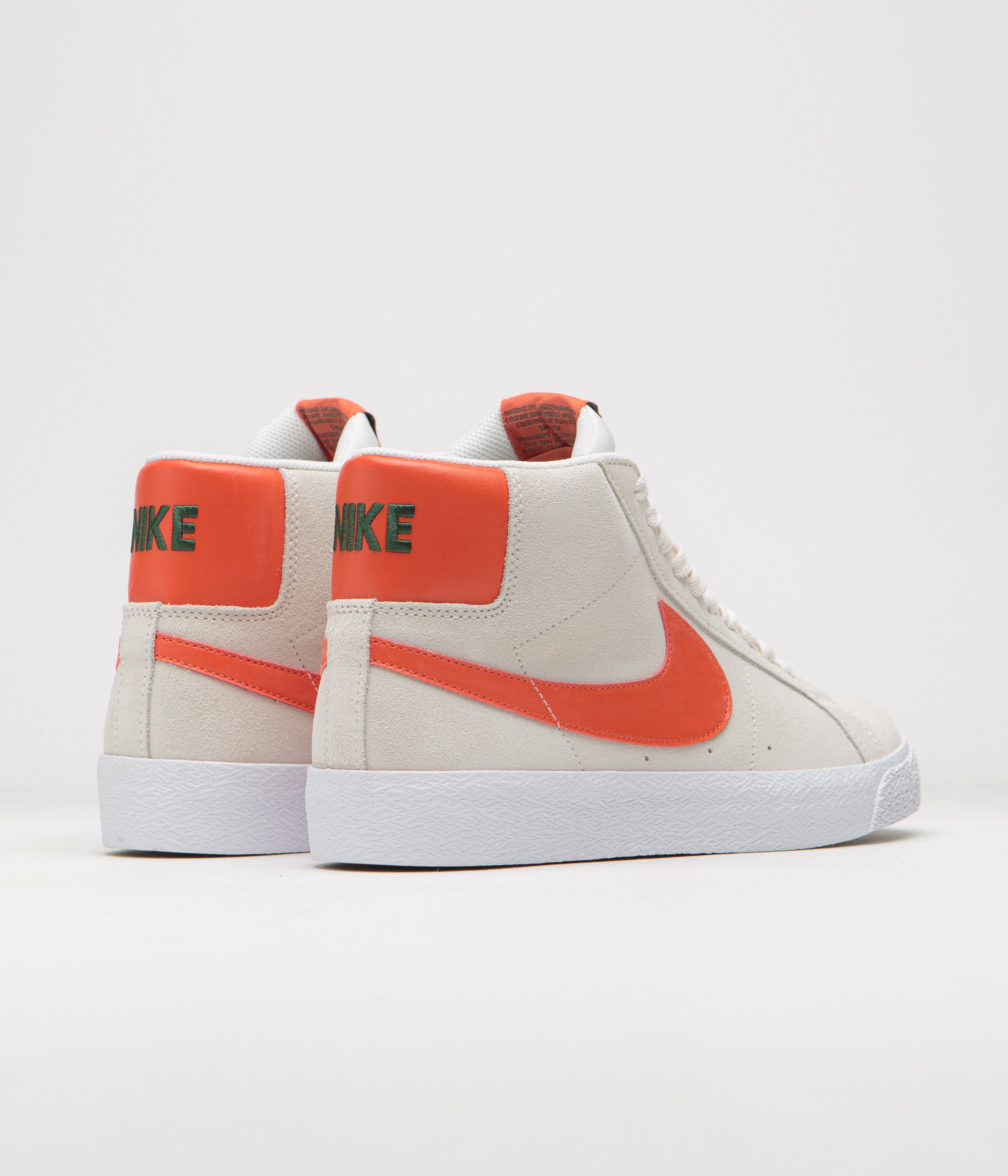 Nike SB Blazer Mid Shoes - Phantom / Cosmic Clay - White - Fir