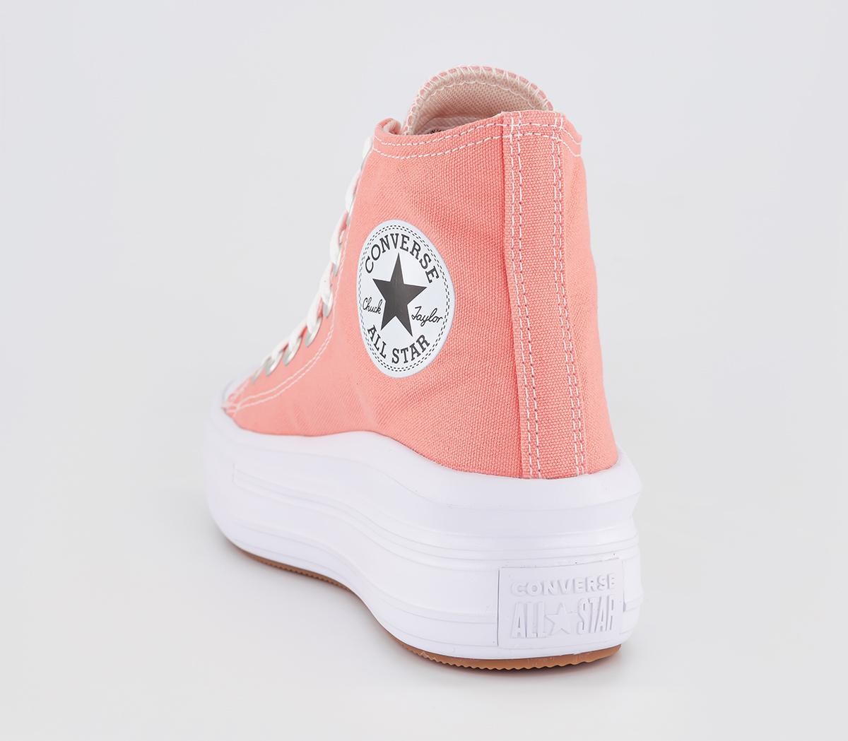 Womens Converse All Star Move Lawn Flamingo White White