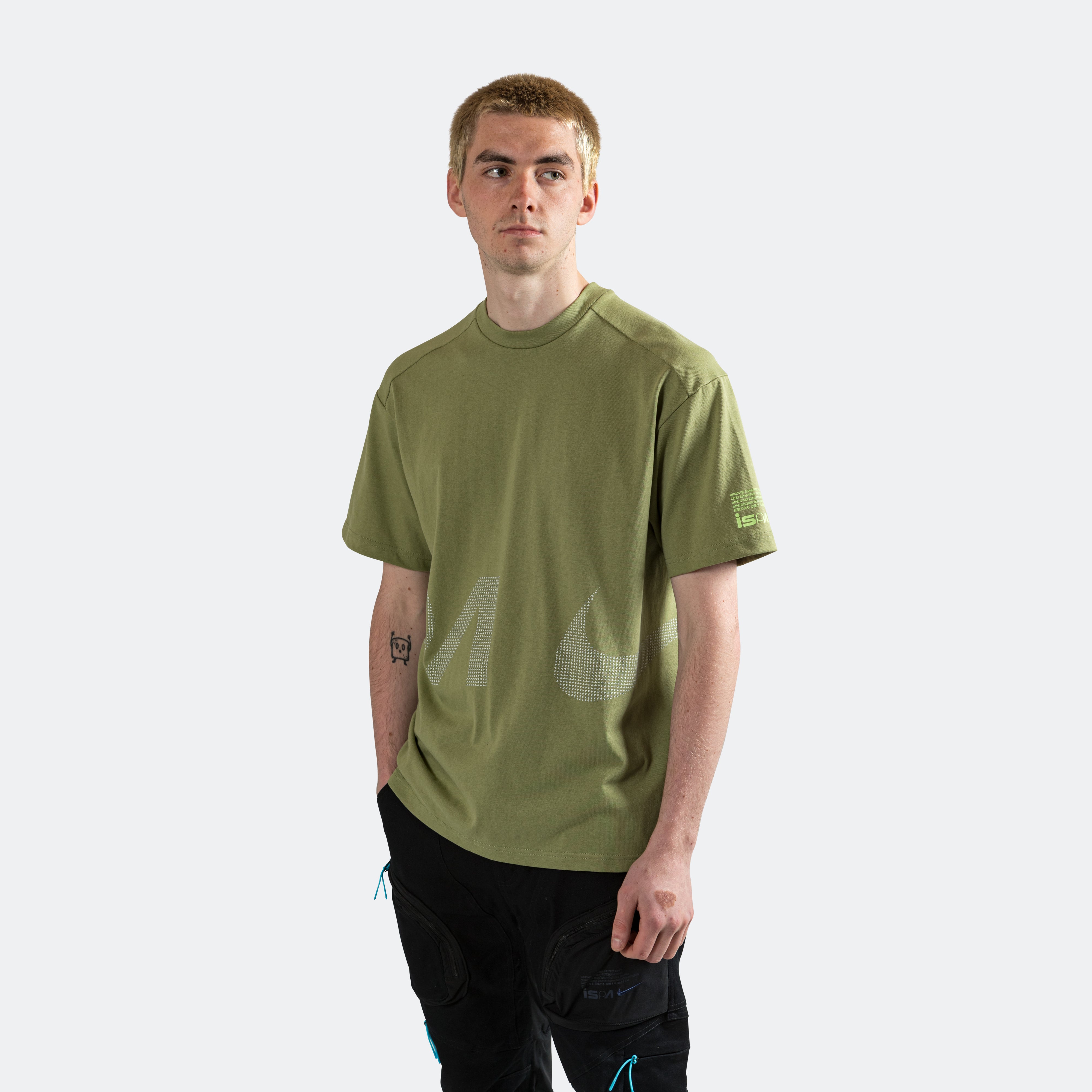 ISPA SS Tee - Alligator/Ghost Green