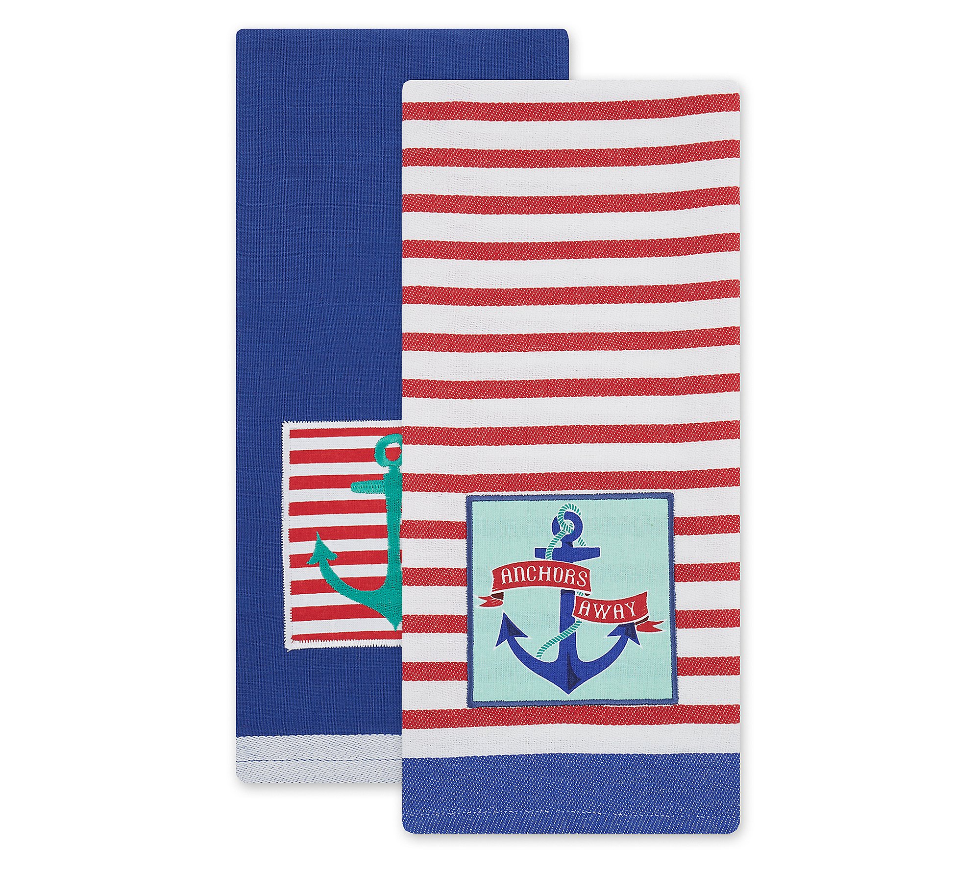 Design Imports Set of 2 Anchors Away Kitchen To wels
