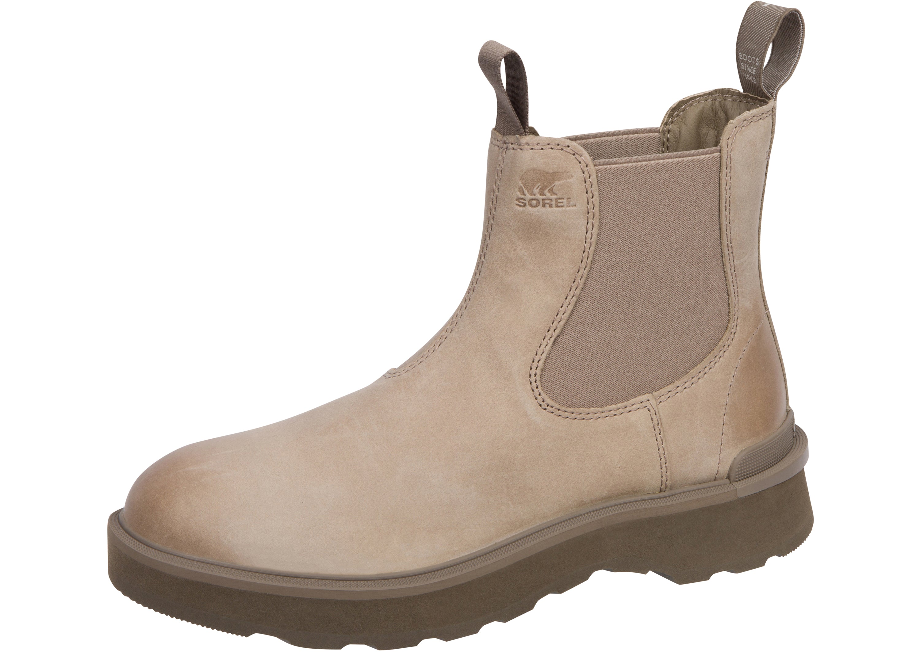 Sorel Womens Hi-Line Chelsea Omega Taupe Major