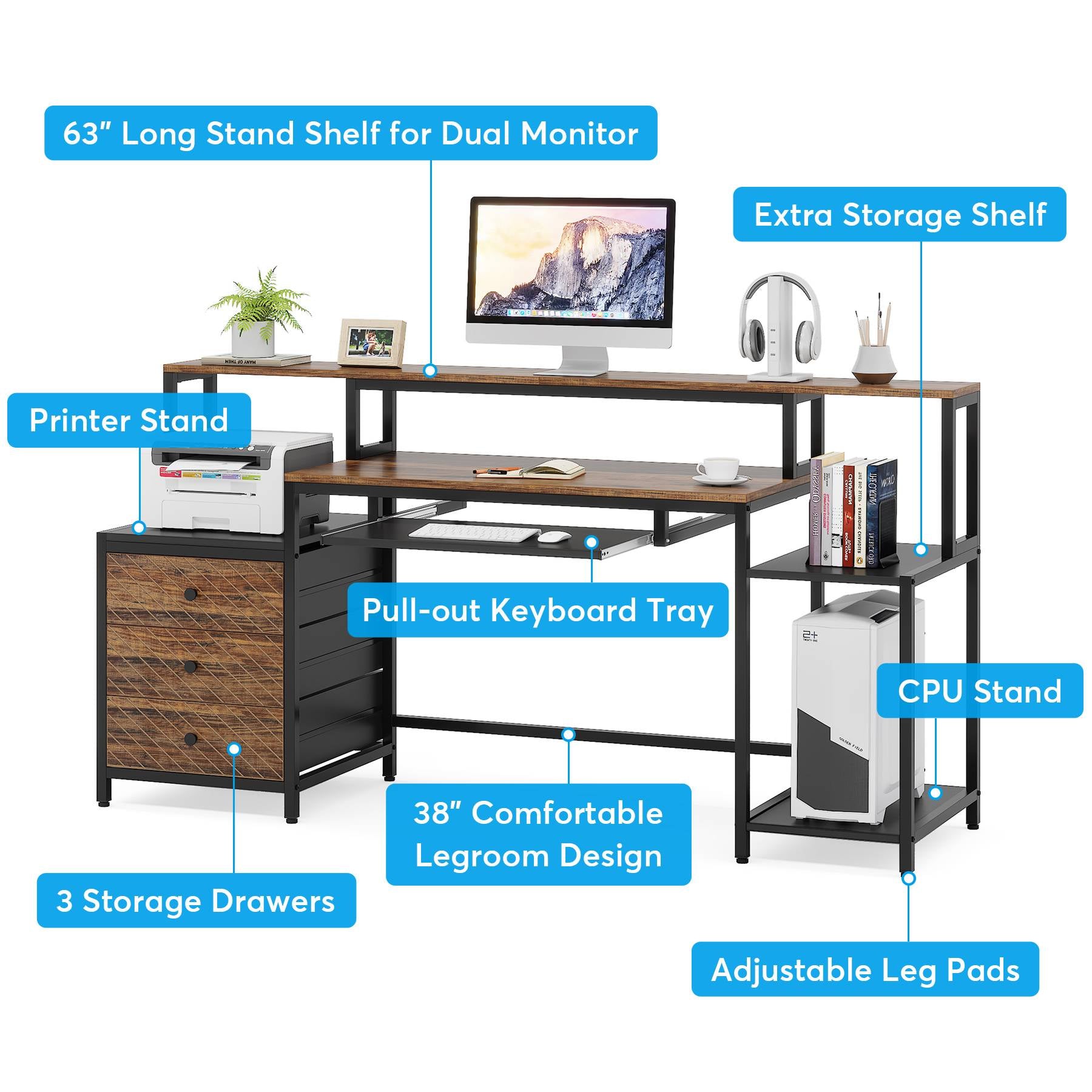 Reversible Computer Desk, 63