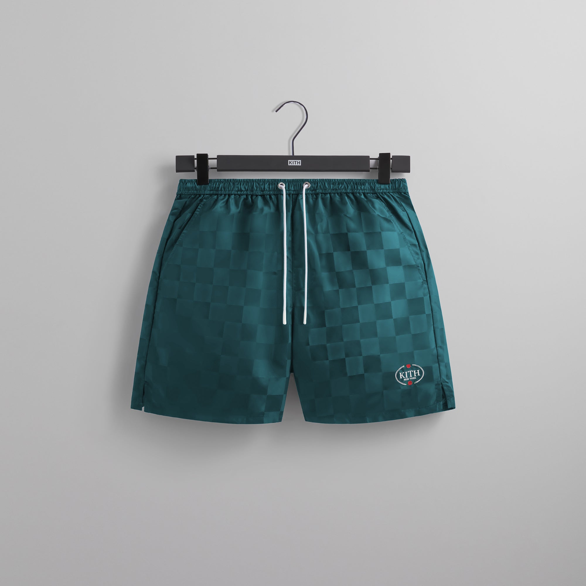 Kith Checkered Satin Collins Short - Chronicle