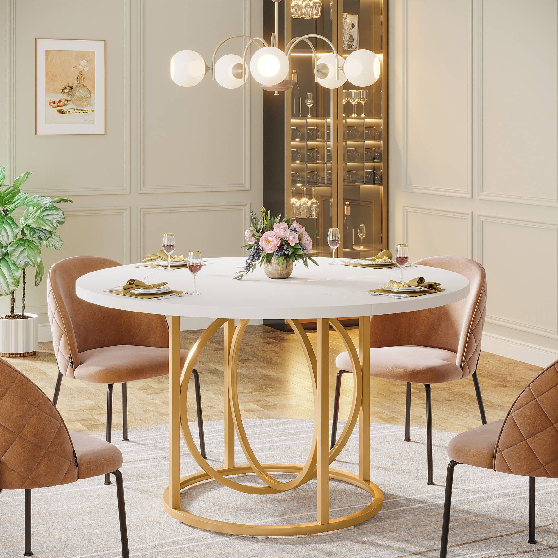 Round Dining Table, 47