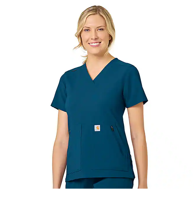 Carhartt Women's Rugged Flex® 4-Pocket V-Neck Scrub Top