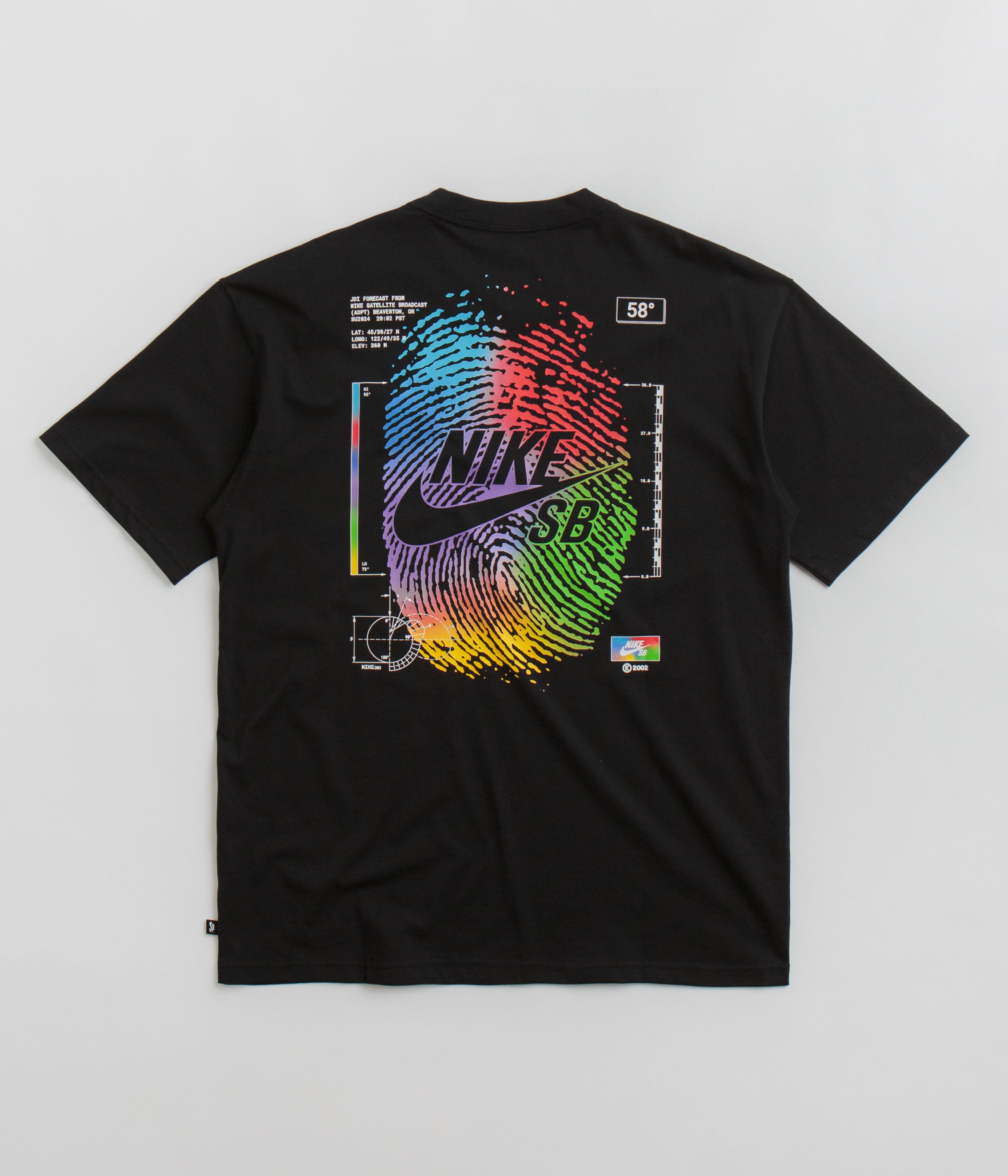 Nike SB Thumbprint T-Shirt - Black