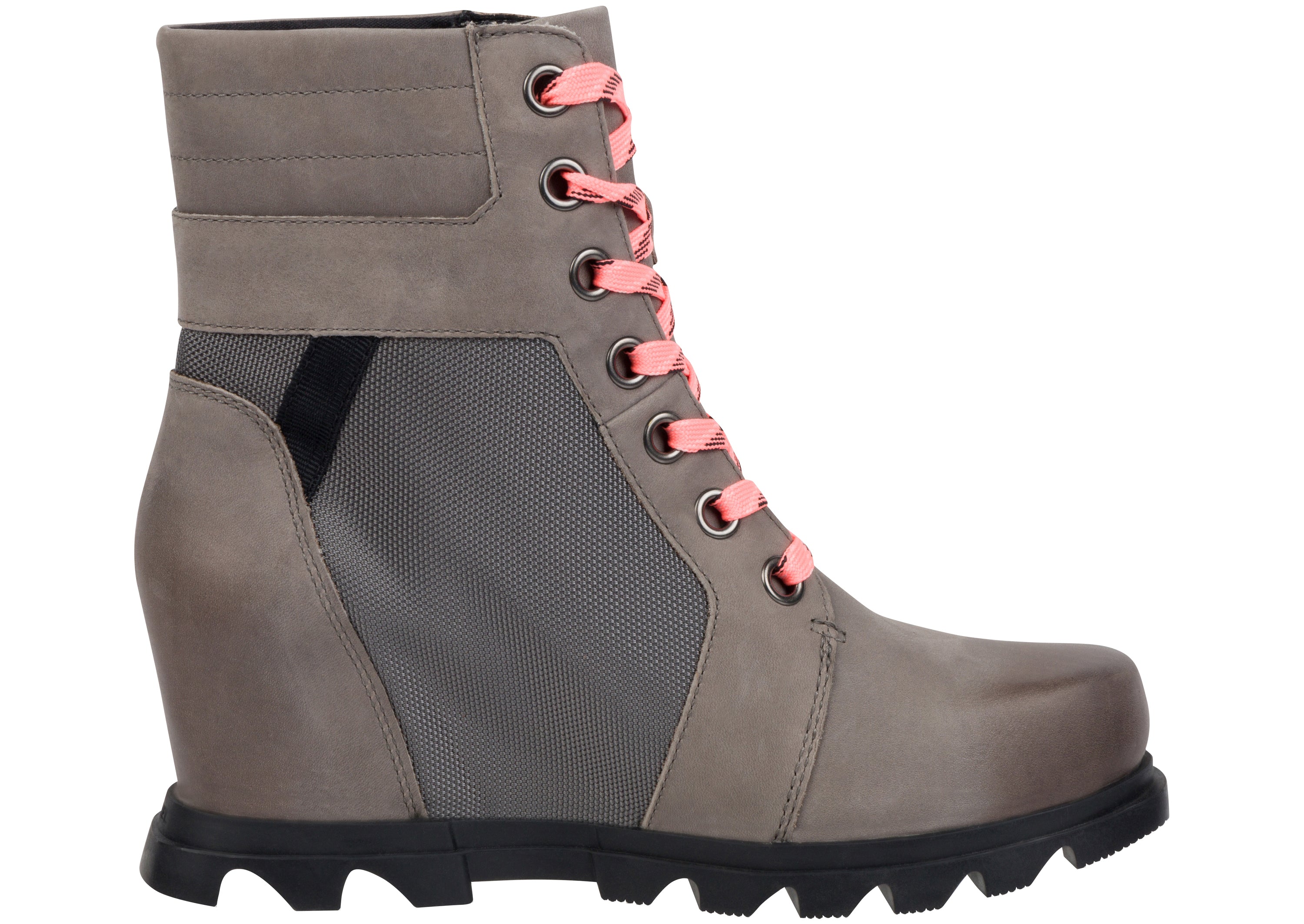 Sorel Womens Joan of Arctic Wedge III Lexie Quarry Black