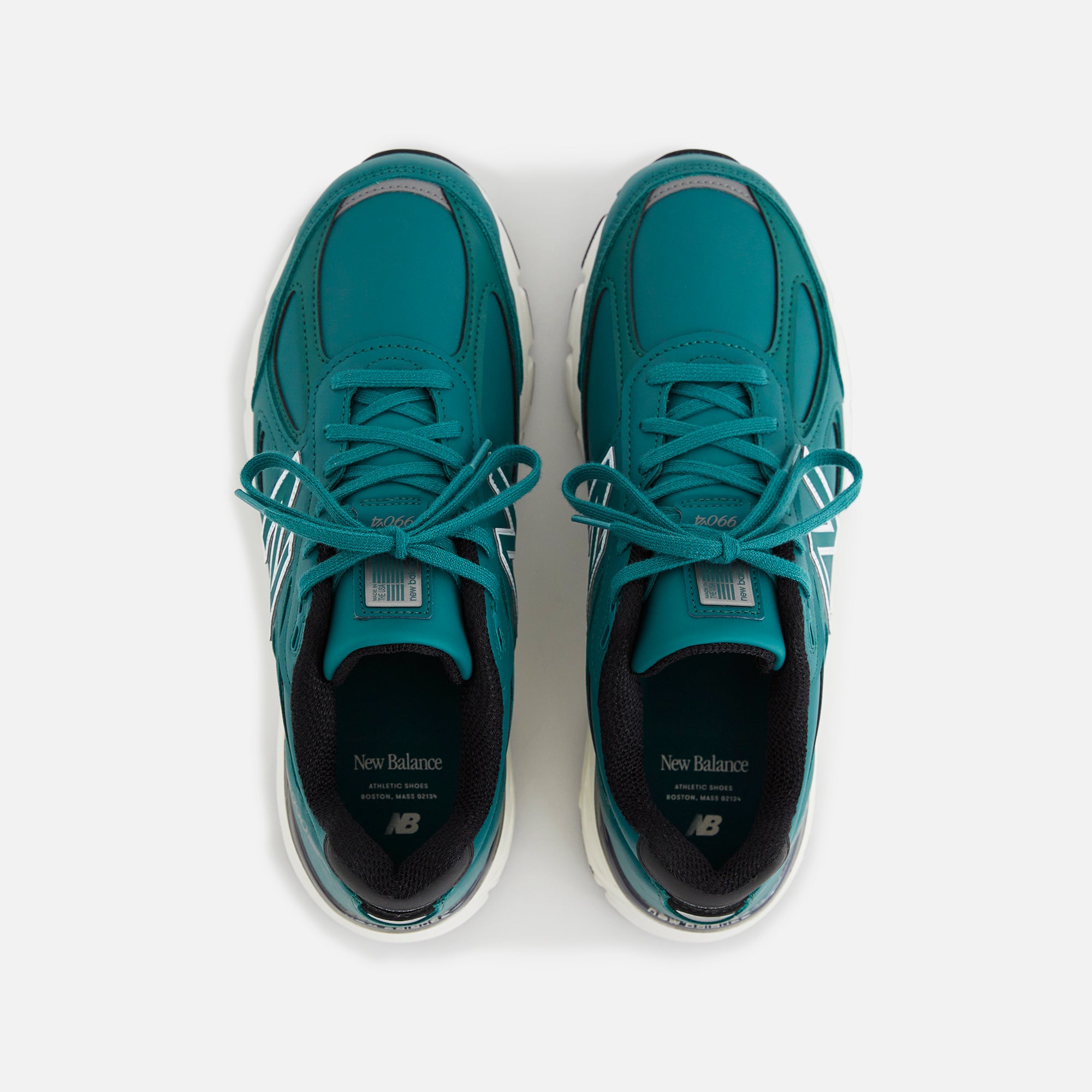 New Balance 990v4 Made in USA - Vintage Teal / White