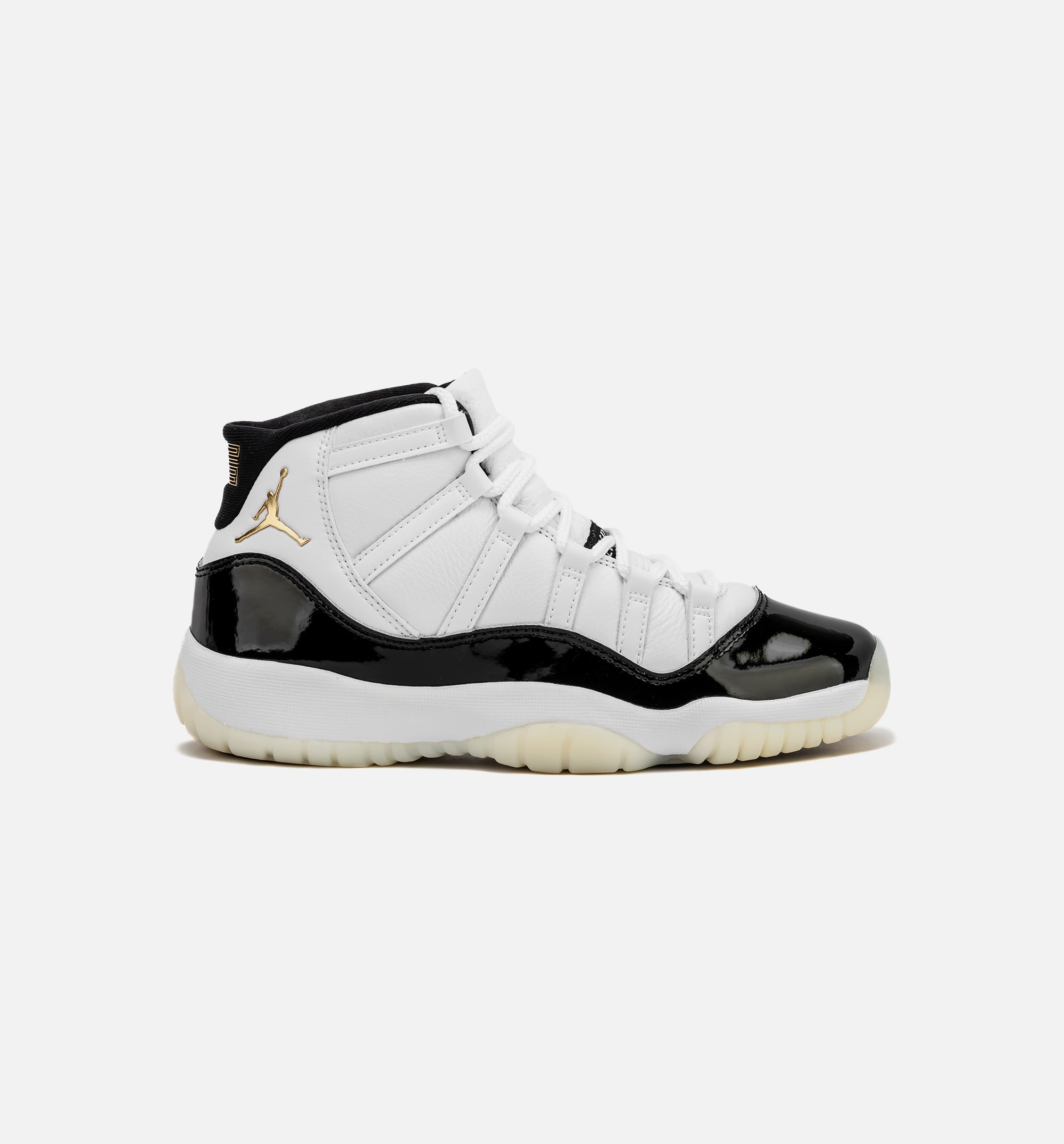 Air Jordan 11 Retro Gratitude Grade School Lifestyle Shoe - White/Black/Metallic Gold