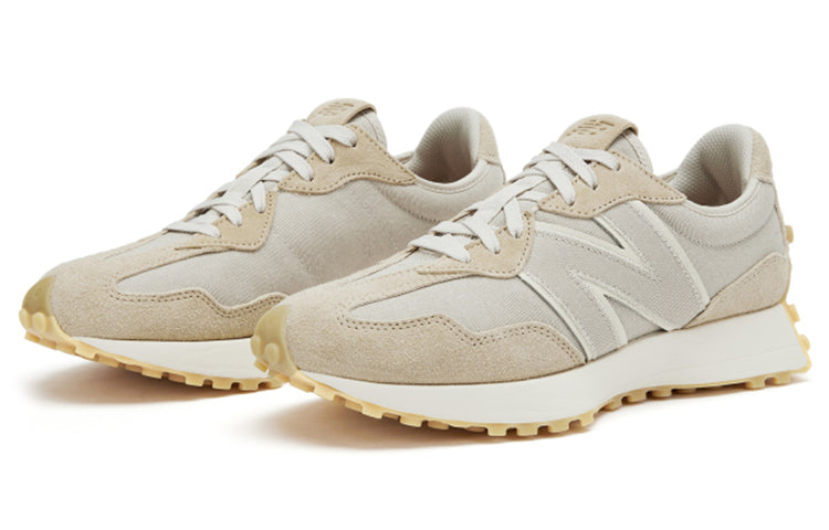 New Balance 327 Series Low-Top Creamy 'Gray Light Cream' MS327UP