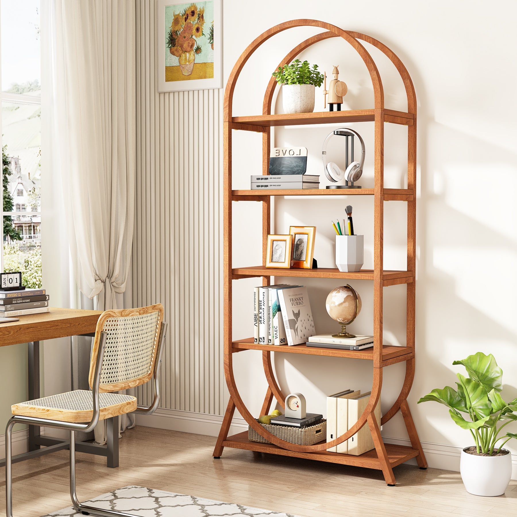 5-Tier Bookshelf, 70.8