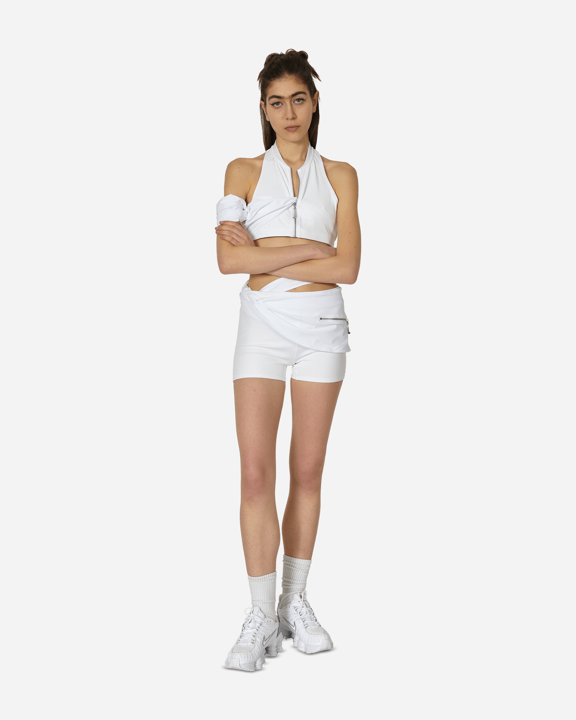 JACQUEMUS Pareo Shorts White