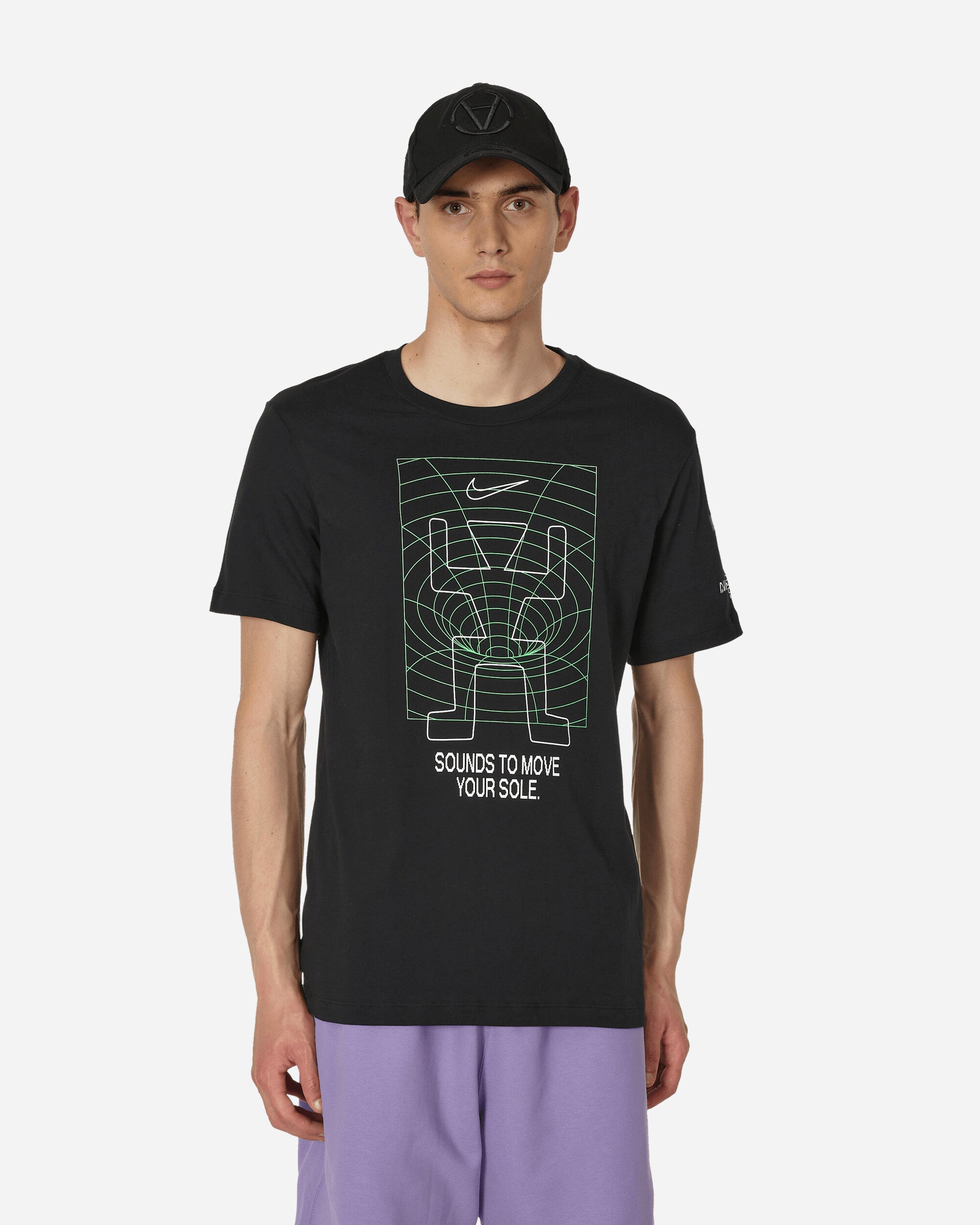 Iridescent Graphic T-Shirt Black