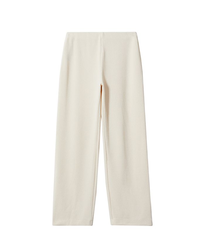 Women's Ribbed Knit Trousers