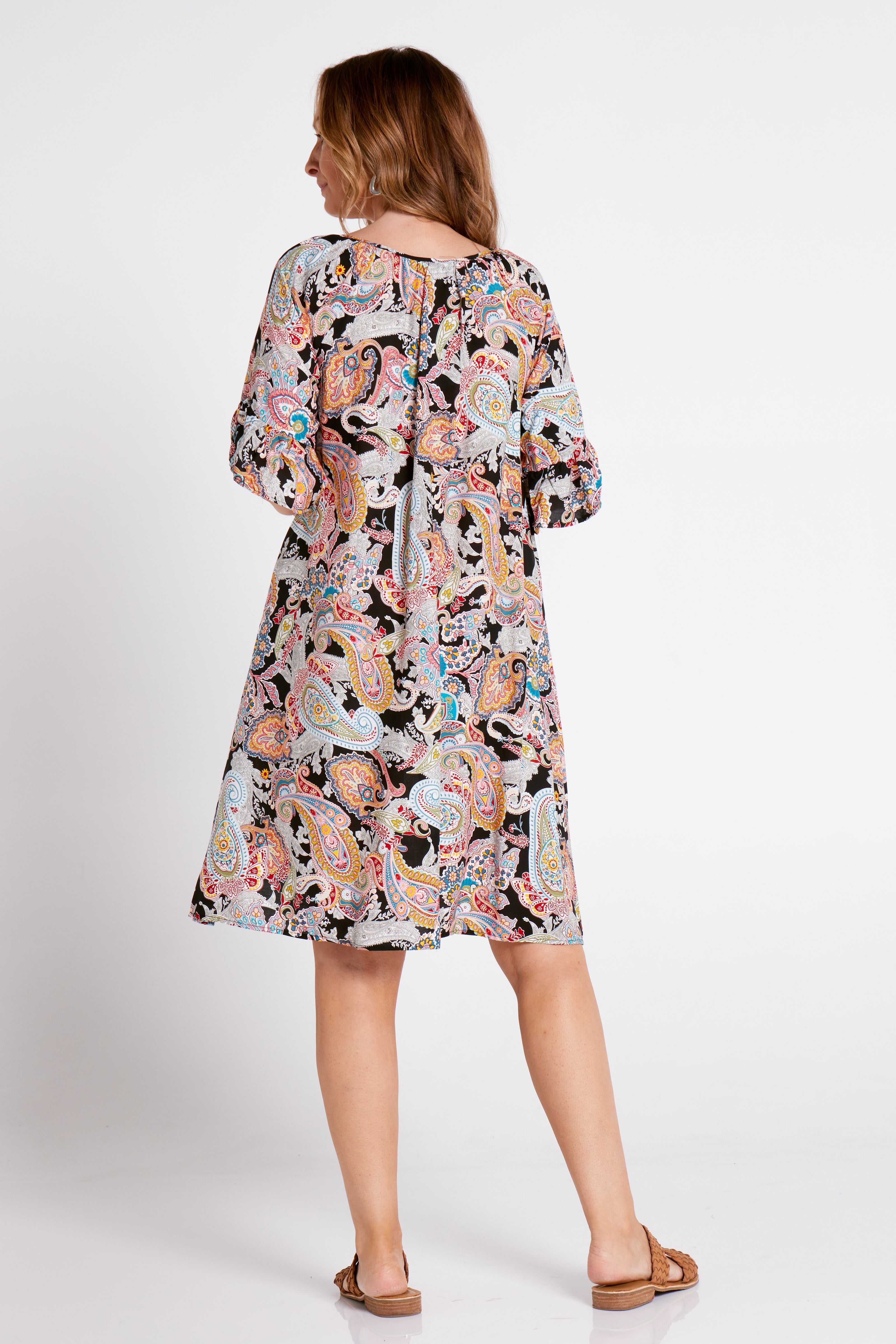 Melodia Dress - Summer Night Paisley