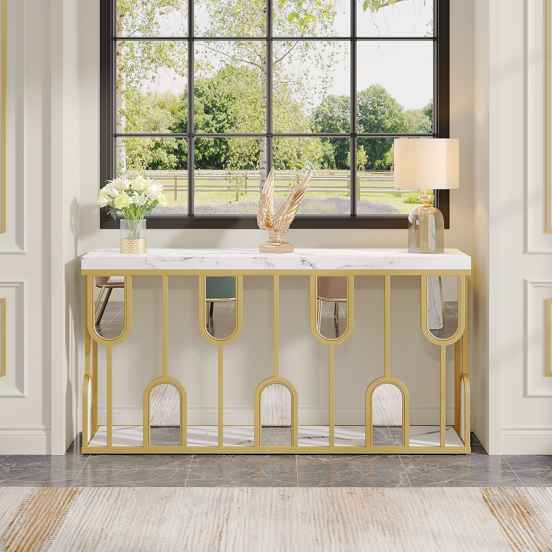 2-Tier Console Table, 59