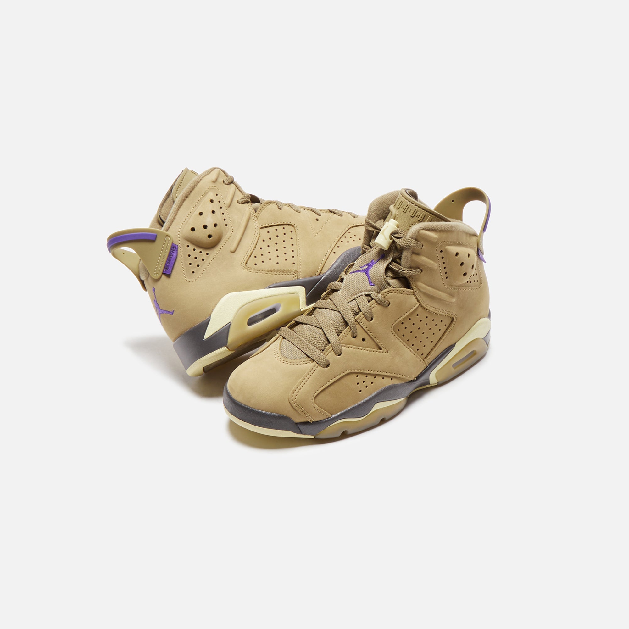 Nike WMNS Air Jordan 6 Retro - Kelp / Team Gold / Shadow Brown / Court Purple