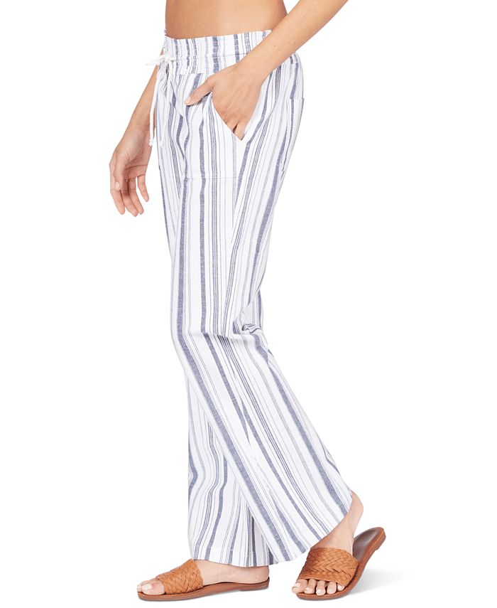 Juniors' Oceanside Yarn Dyed Pant