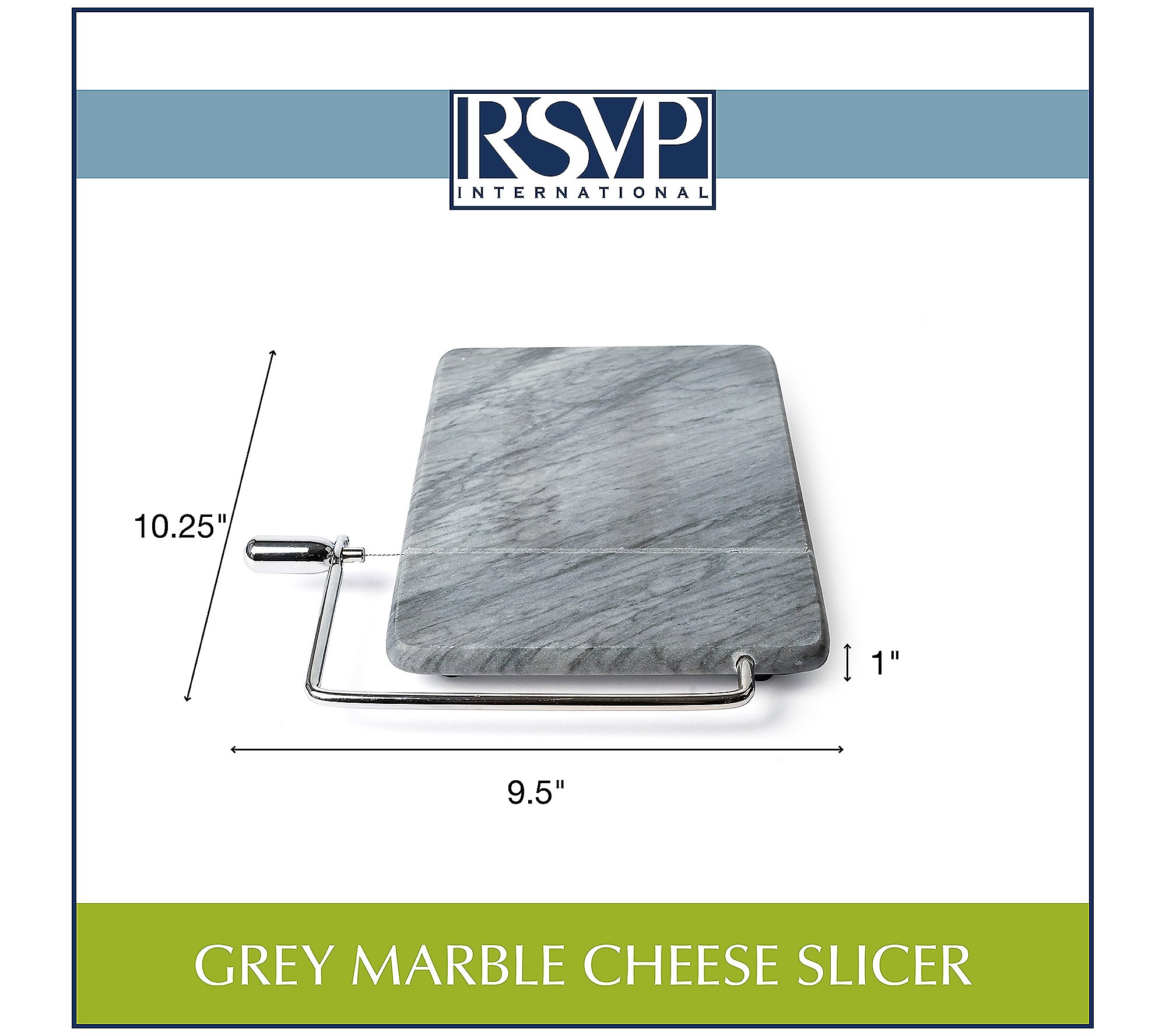 RSVP Grey Marble Cheese Slicer