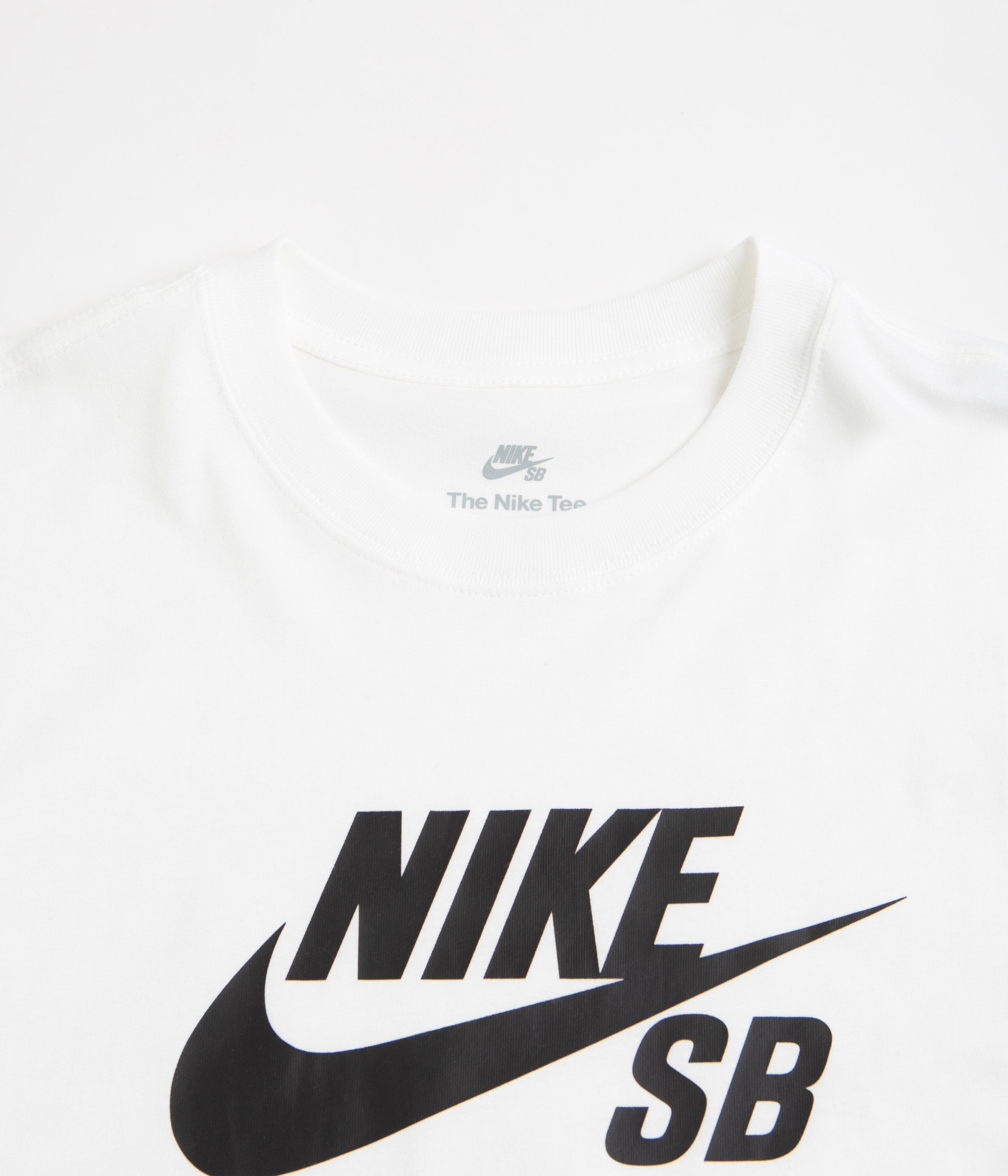 Nike SB Large Logo T-Shirt - White / Black