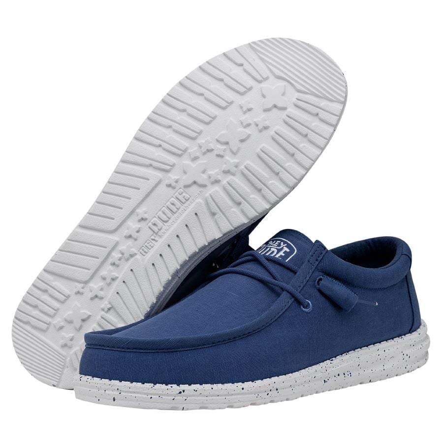 Wally Slub Canvas - True Blue