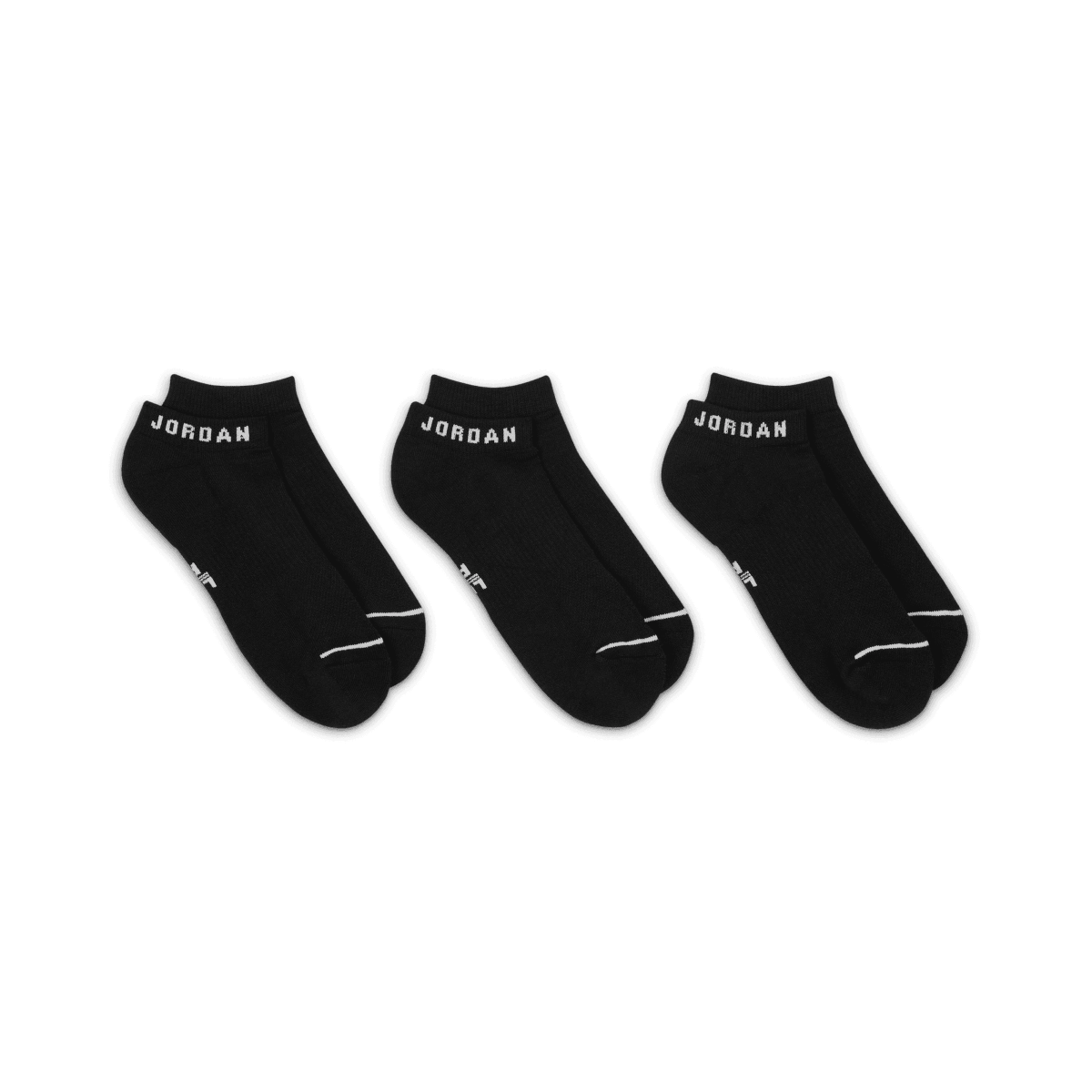 Everyday No-Show Socks 3-Pack 'Black'