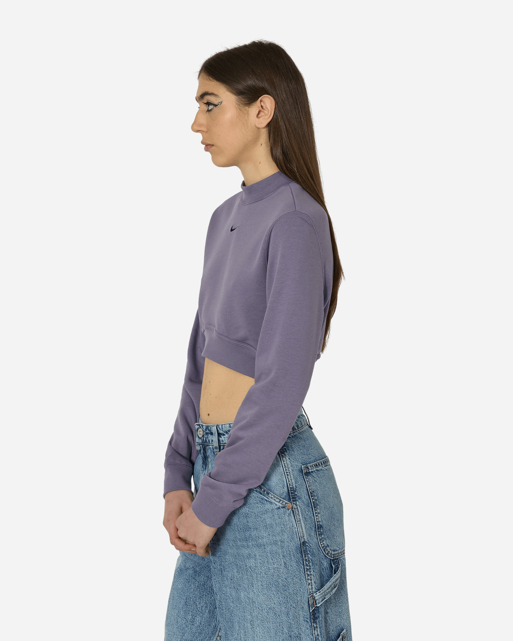 Crewneck Cropped French Terry Top Daybreak