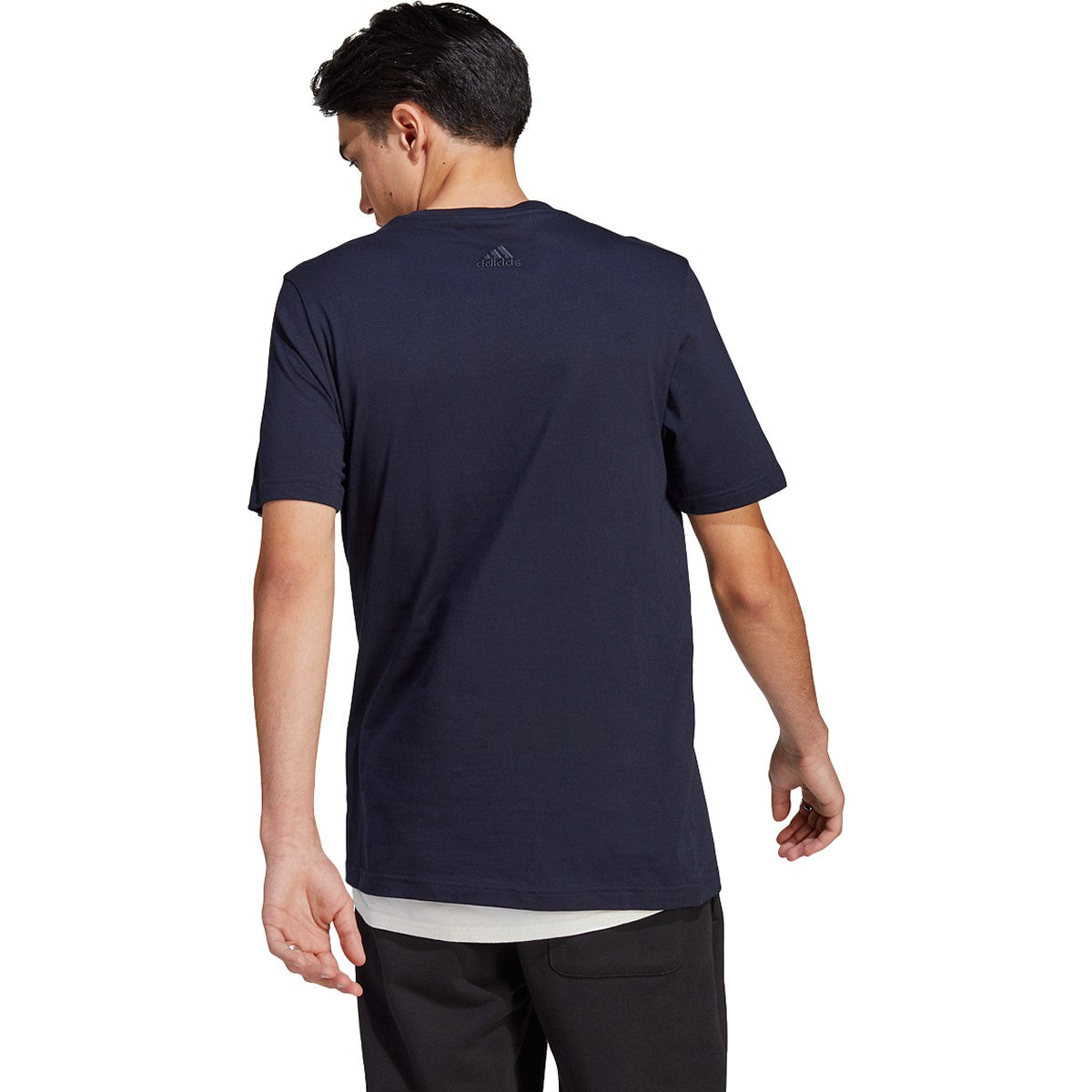 adidas Men's Essentials Single Jersey Linear Embroidered Logo T-Shirt