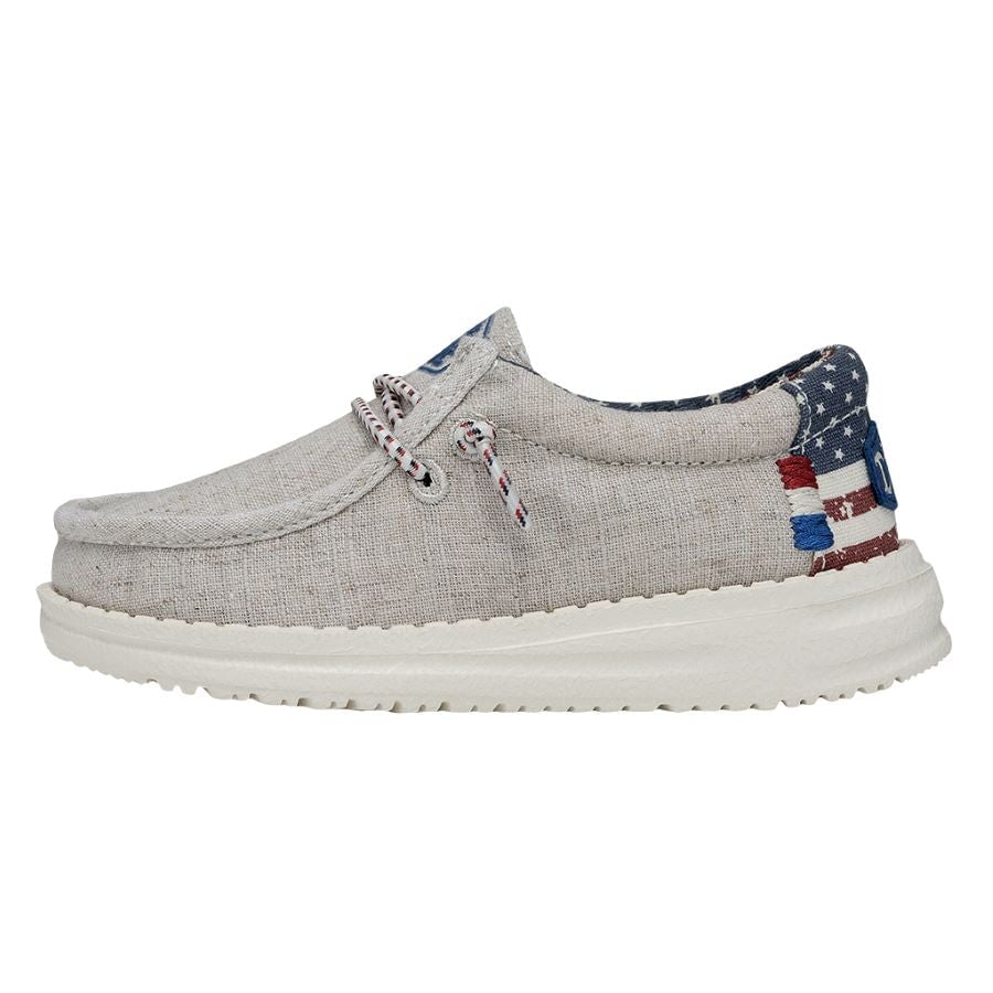 Wally Toddler Patriotic - Off White Patriotic