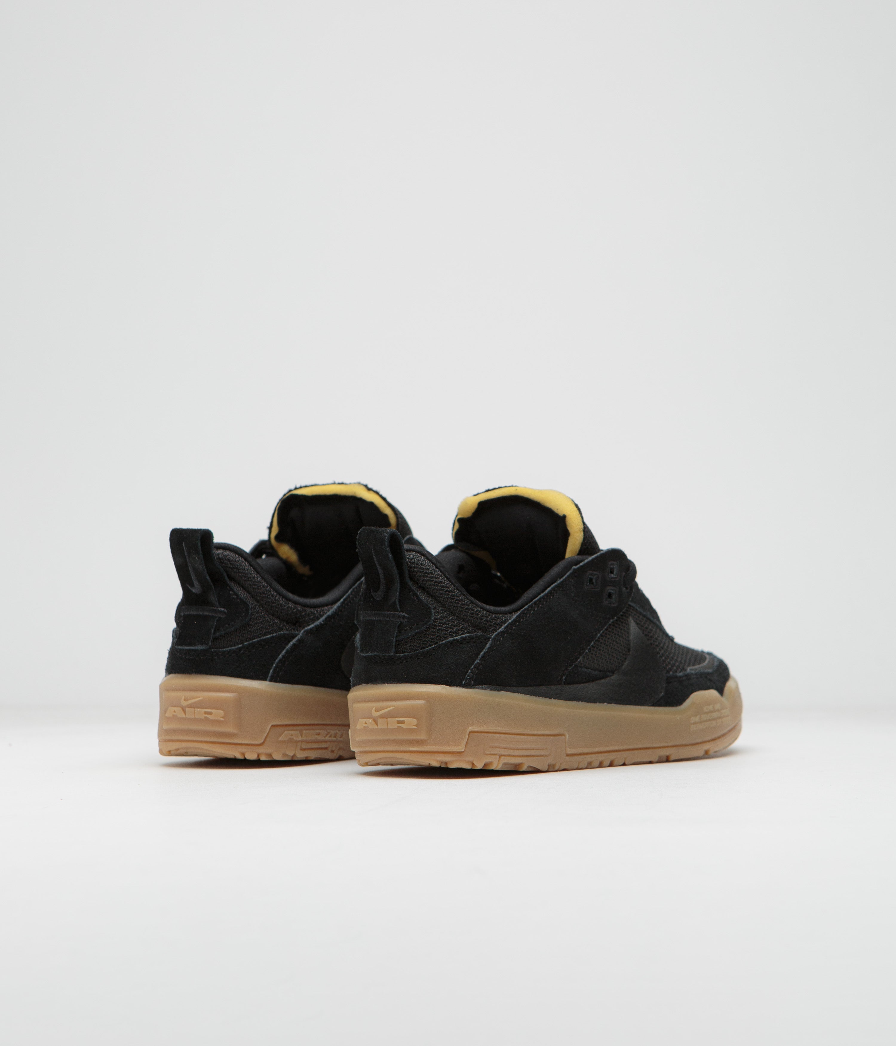 Nike SB Kids Day One Shoes - Black / Black - Gum Light Brown - White