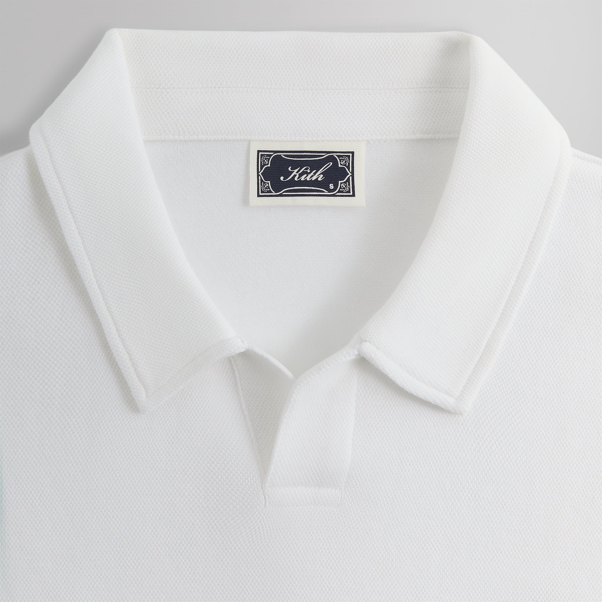 Kith Pique Drew Polo - White