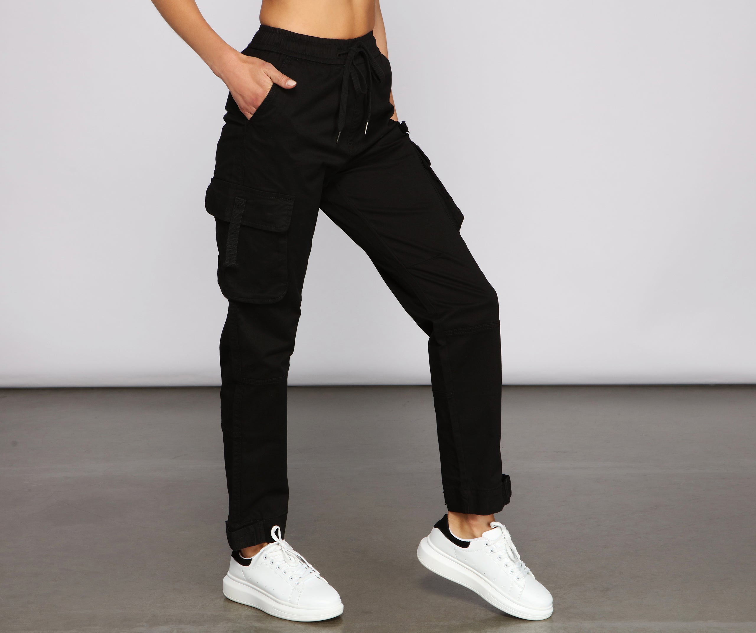 Casual-Chic Cargo Joggers
