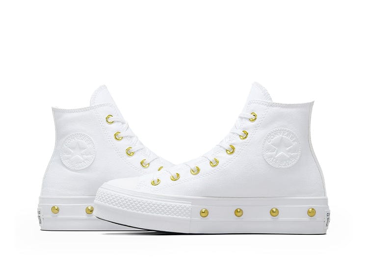 Converse Chuck Taylor Lift Studded Womens Blanco