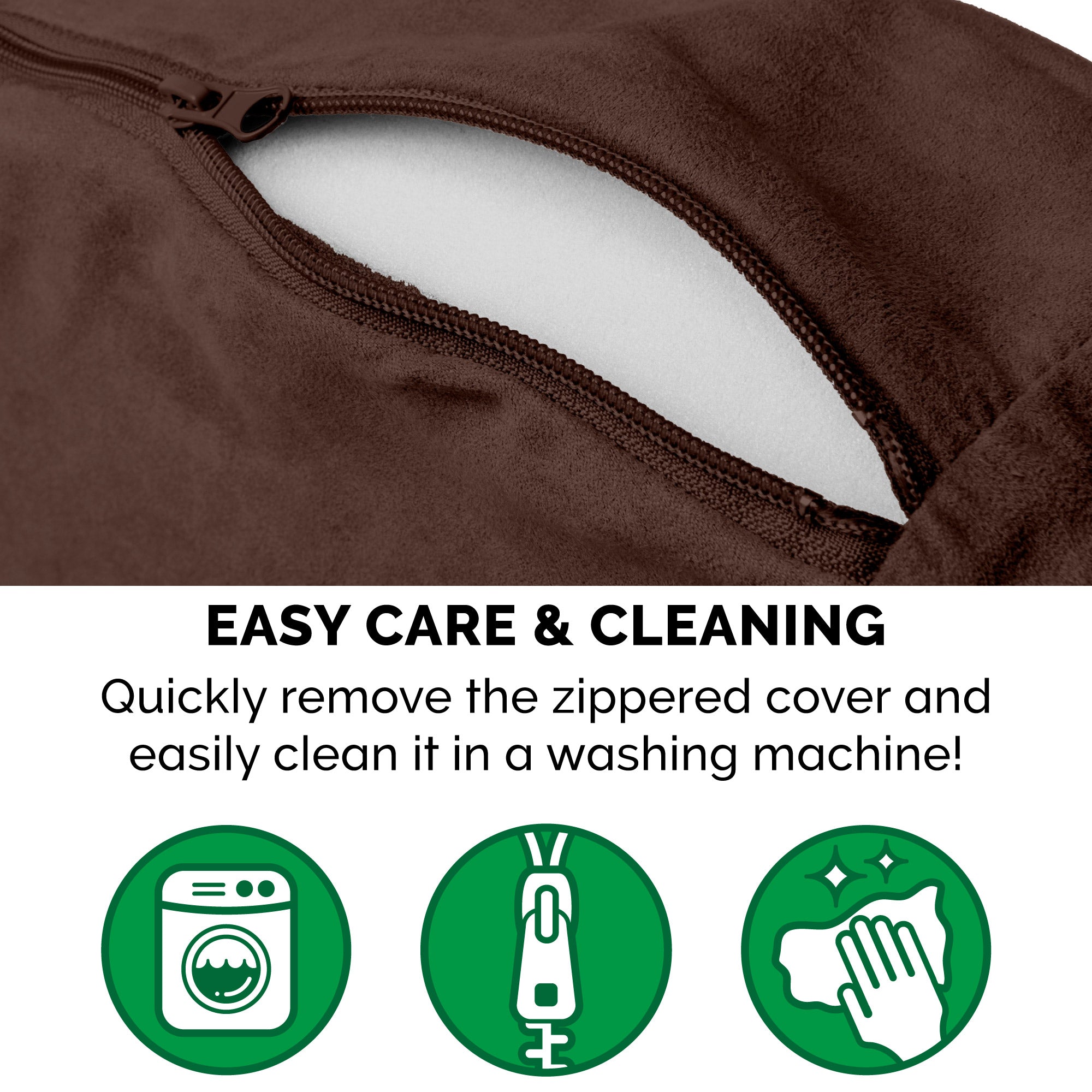 FurHaven | Cooling Gel Faux Sheepskin Snuggery Pet Bed for Dogs and Cats， Espresso， 44-Inch