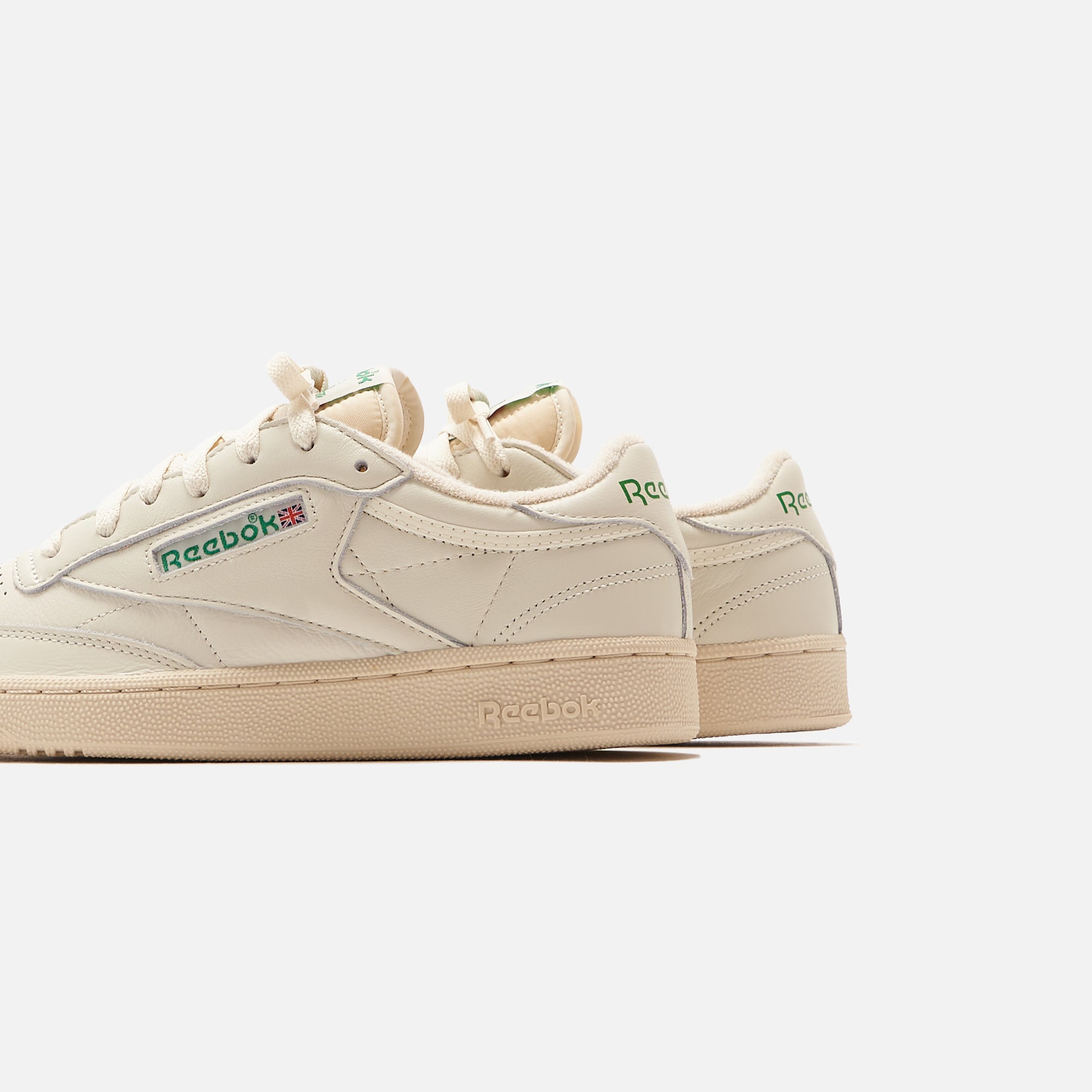 Reebok Wmns Club C 85 Vintage Shoes - Chalk / Alabaster / Glen Green