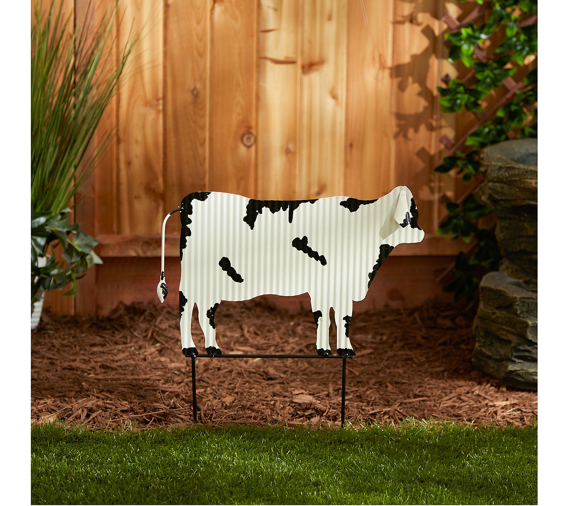 Design Imports Cow Garden Stake
