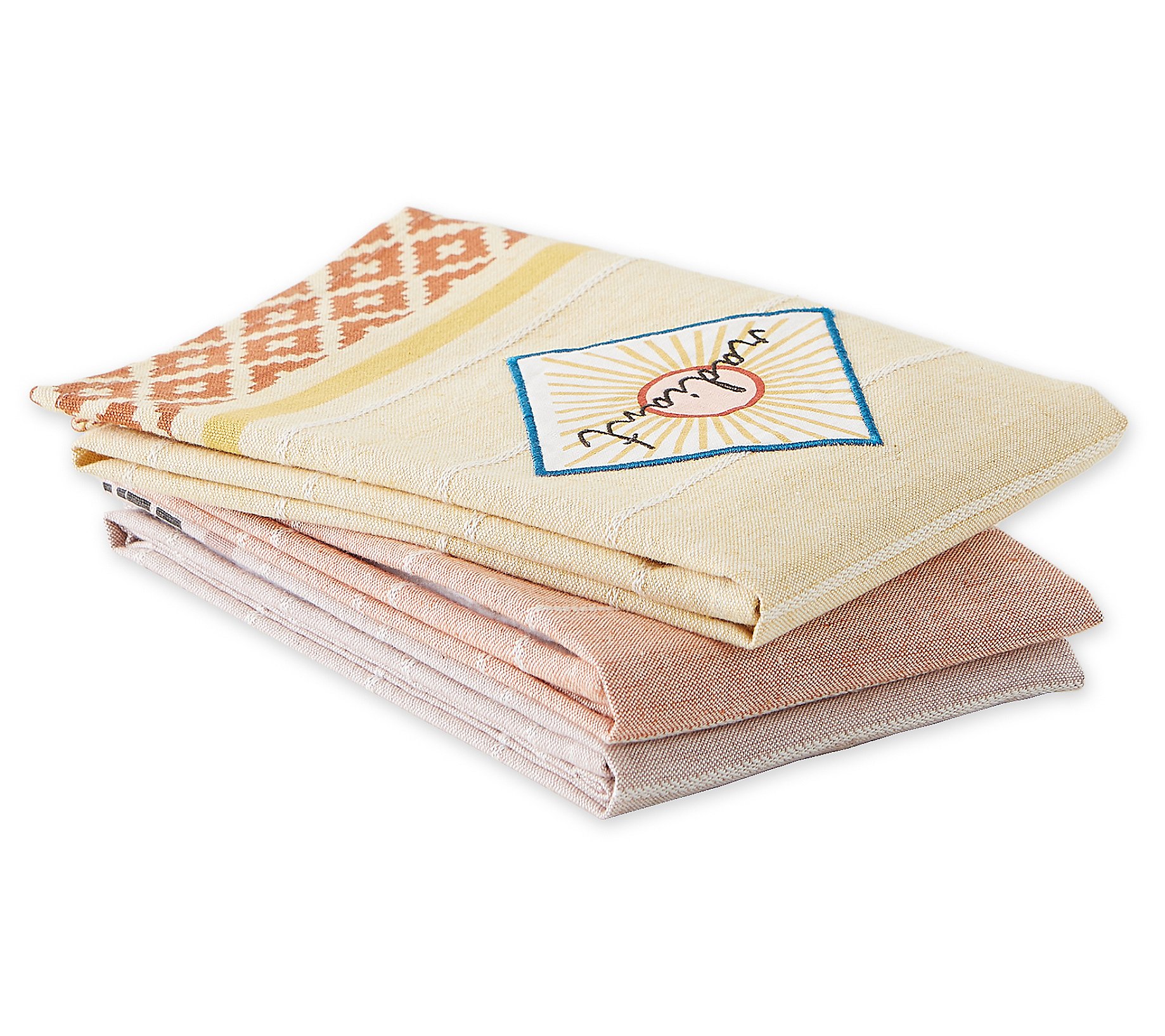 Design Imports Bungalow Printed Set of 3 Kitche n Towels