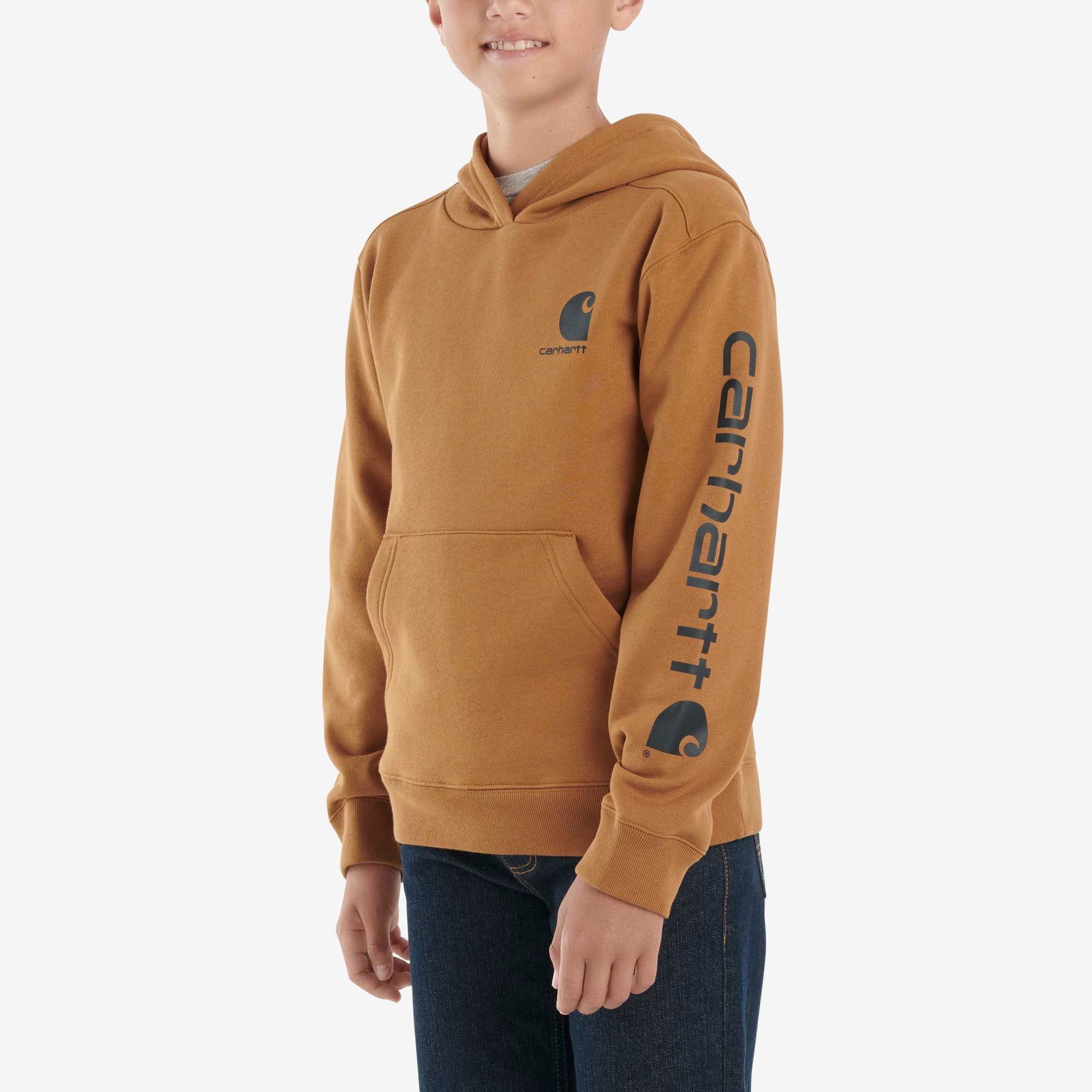 Carhartt Kid's Long Sleeve Graphic Hooded Sweatshirt