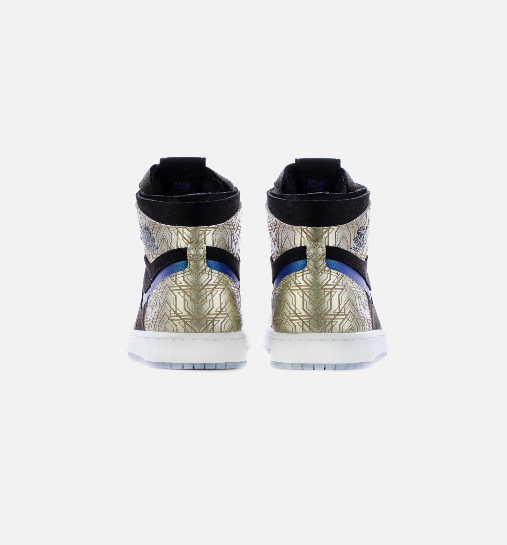 Air Jordan 1 Zoom CMFT Gold Laser Mens Lifestyle Shoes - Gold/Black/Blue Free Shipping