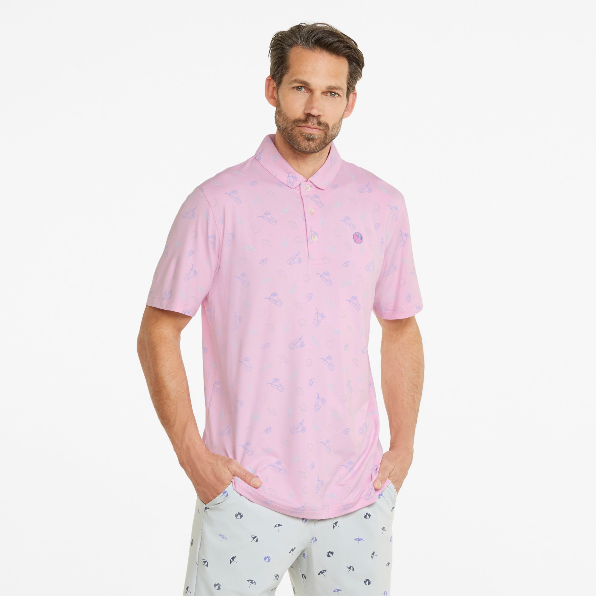 AP CLOUDSPUN Contender Golf Polo