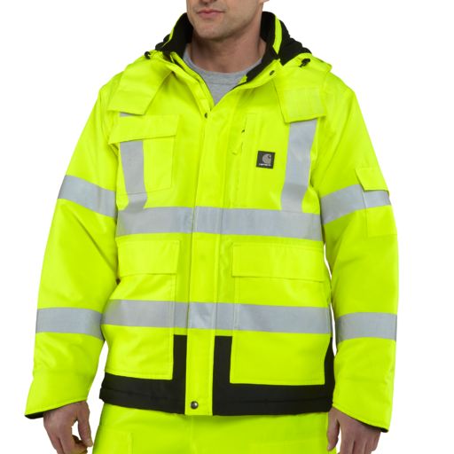 Carhartt Men's Waterproof High-Vis Class 3 Sherwood Jacket