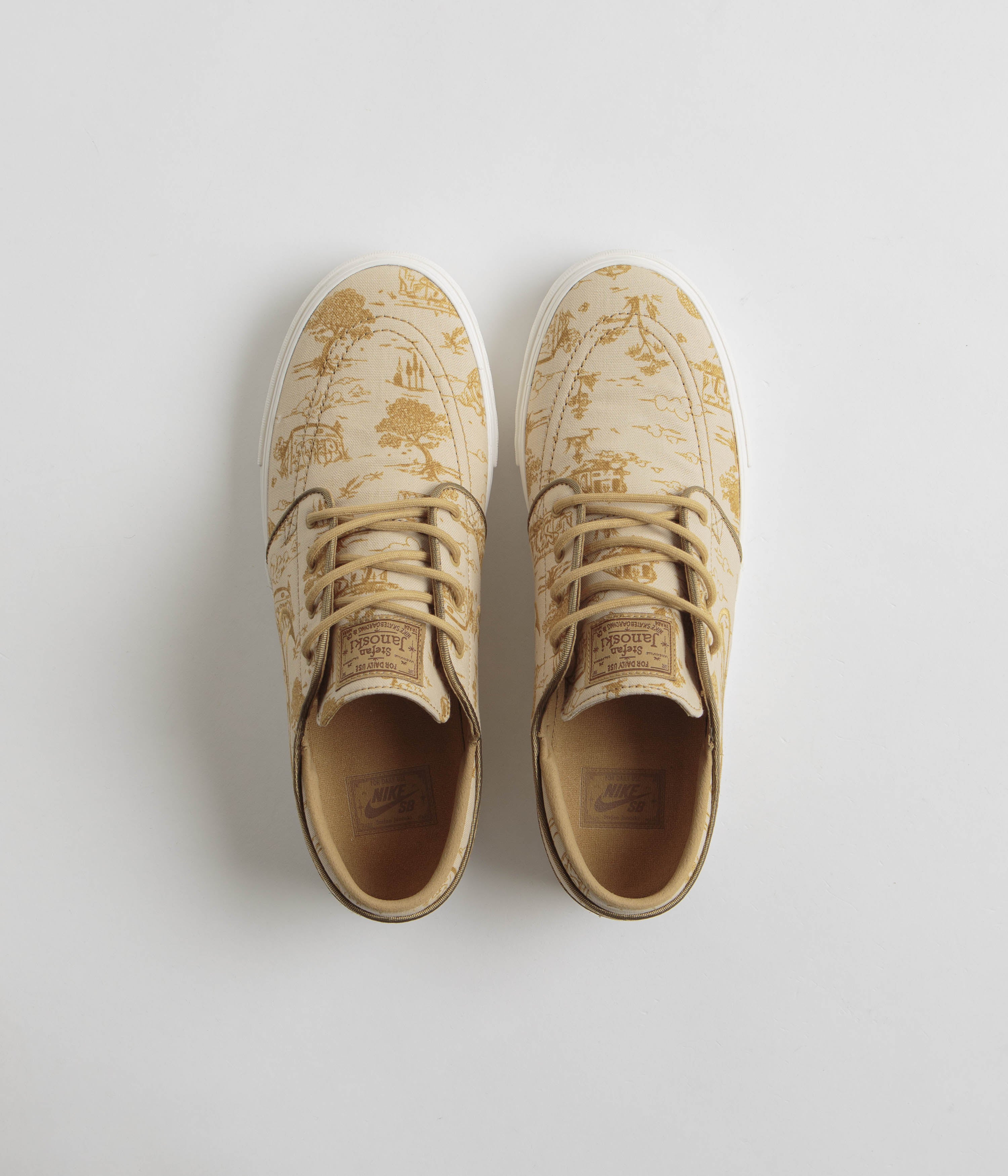 Nike SB City of Style Janoski OG+ Premium Shoes - Sesame / Gold - Bronzine - Sail