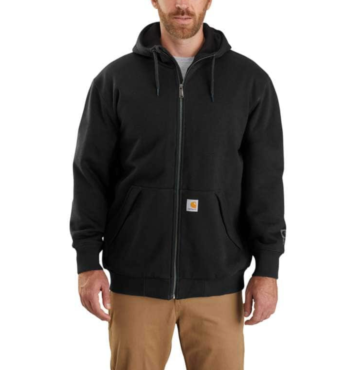 Carhartt Men's Rain Defender® Loose Fit Thermal Lined Full Zip Sweatshirt