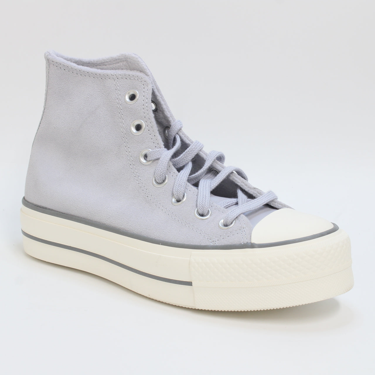 Womens Converse All Star Lift Hi Gravel Iron Grey Egret