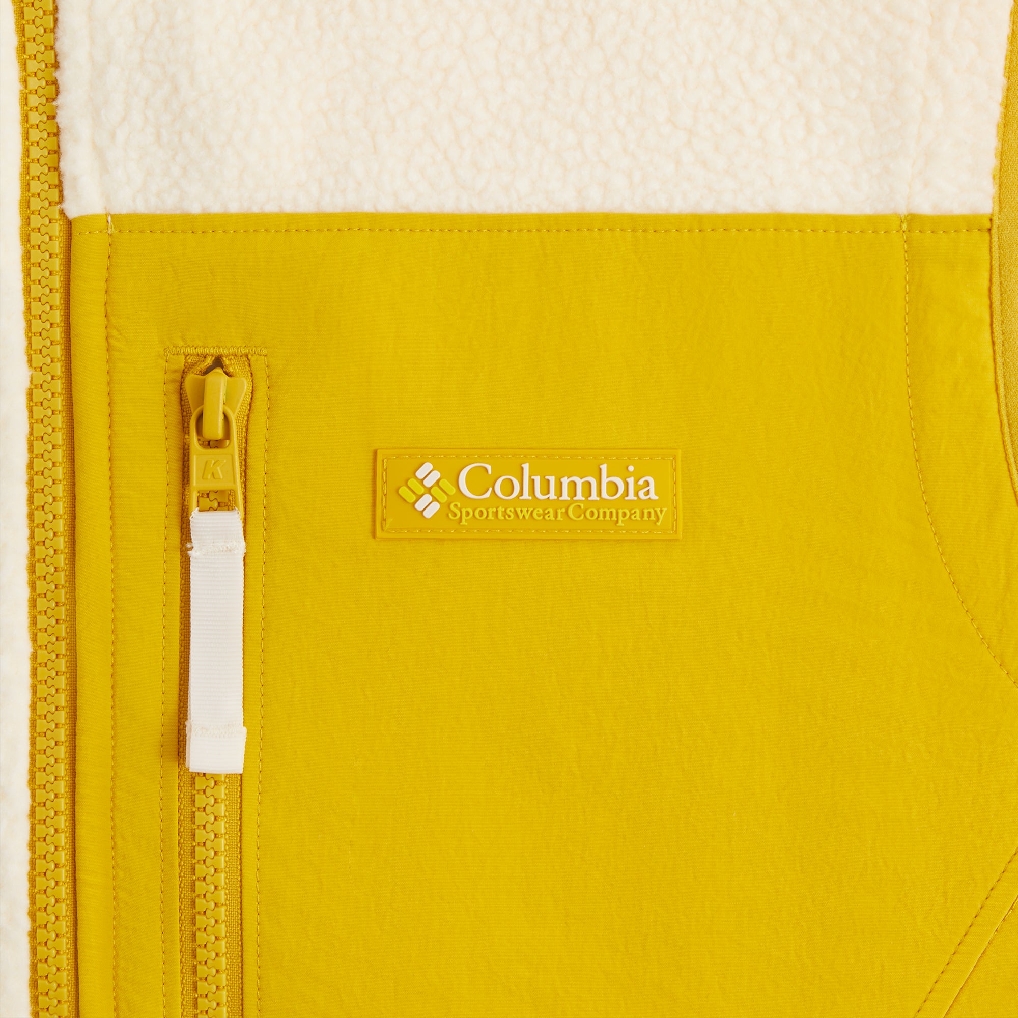 Kith for Columbia Sherpa Vest - Bright Yellow