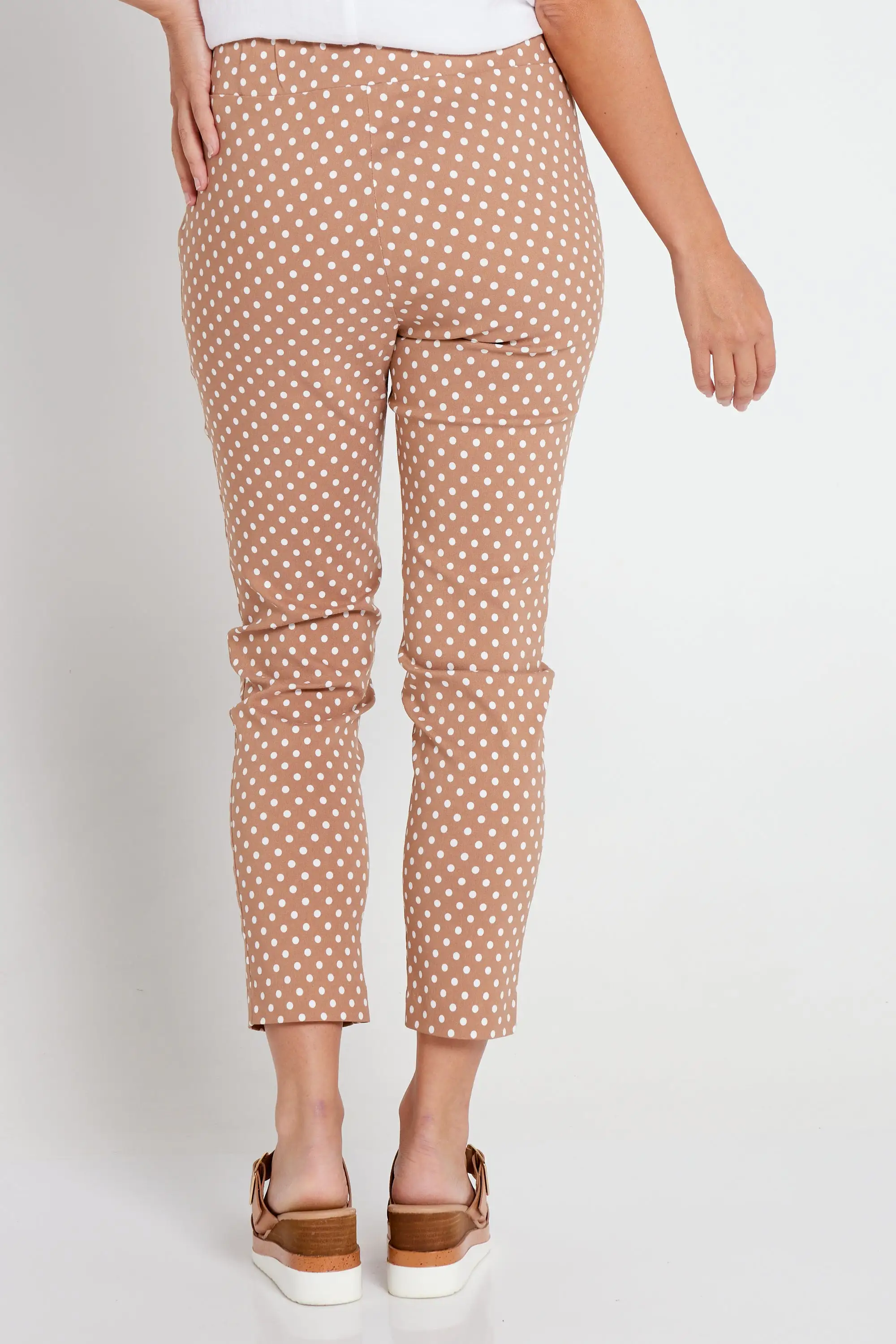 Rhythmic Pants - Camel/Spot